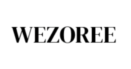 Wezoree wedding vendor marketplace logo in bold black serif font on white background.