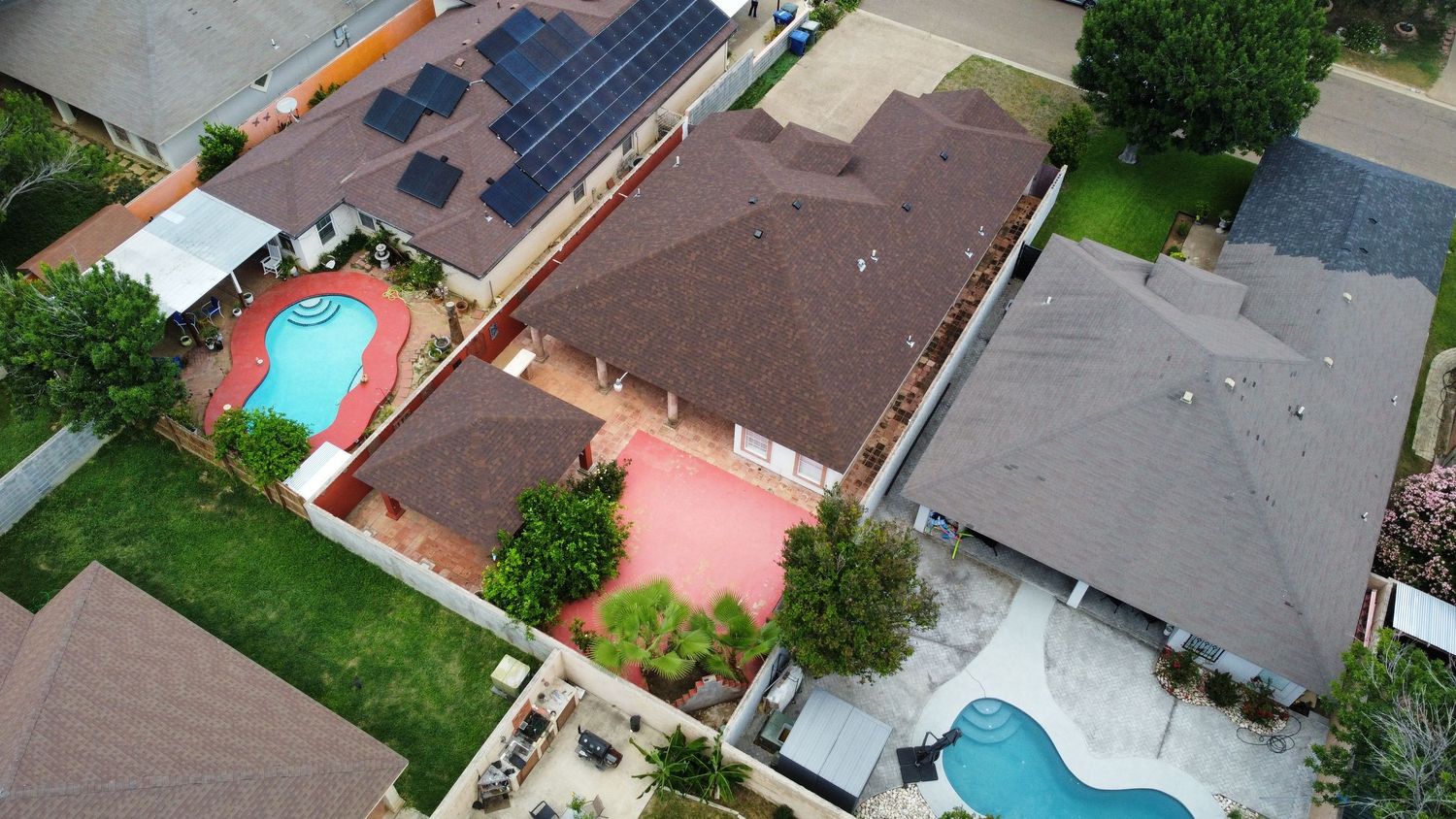 Residential real estate drone photography in Laredo