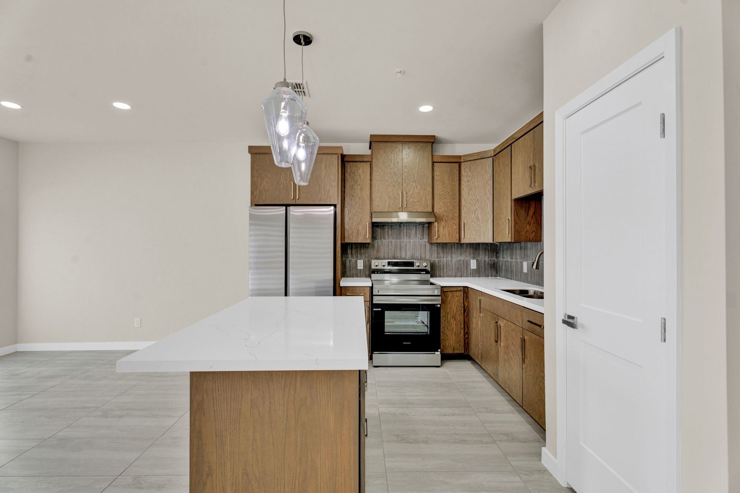Professional real estate photo of a home's kitchen