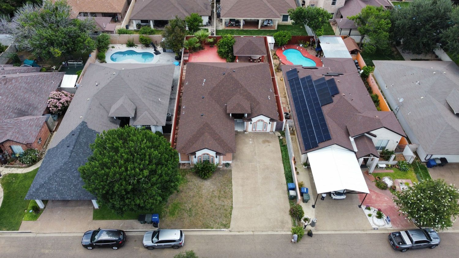 Residential real estate drone photography in Laredo