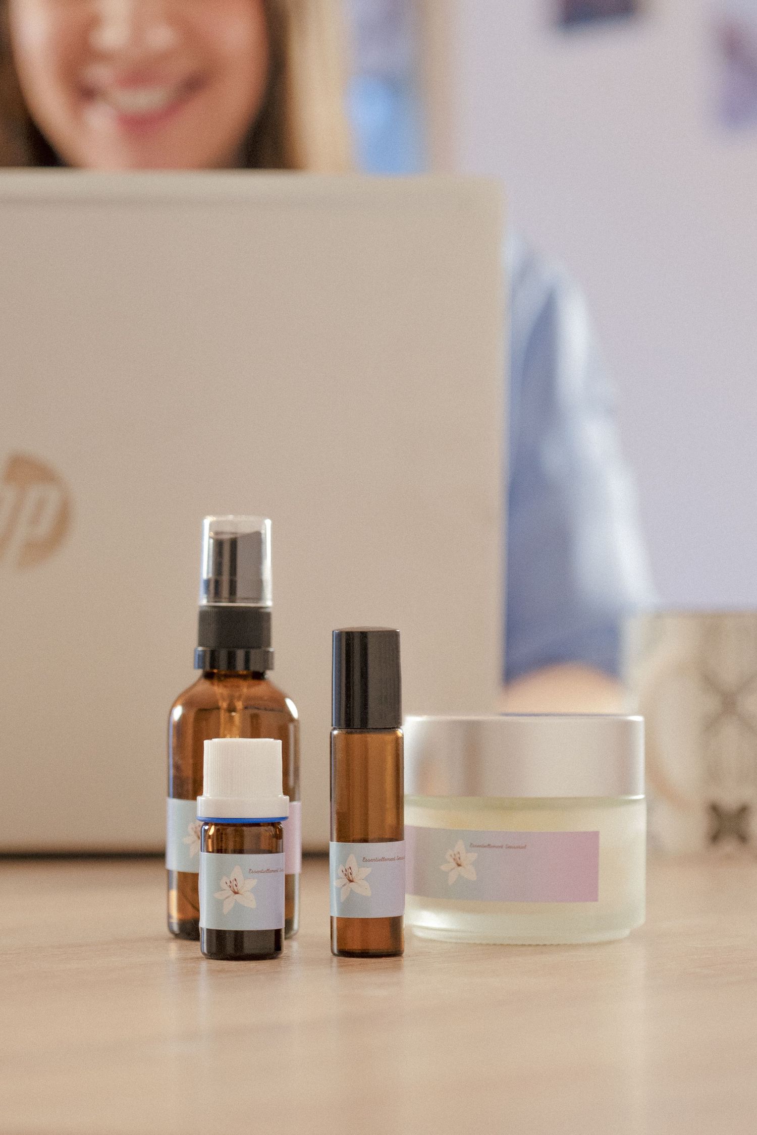 Shooting produit agence de communication photographe Genève Suisse romande luxe marque cosmétiques sur-mesure
