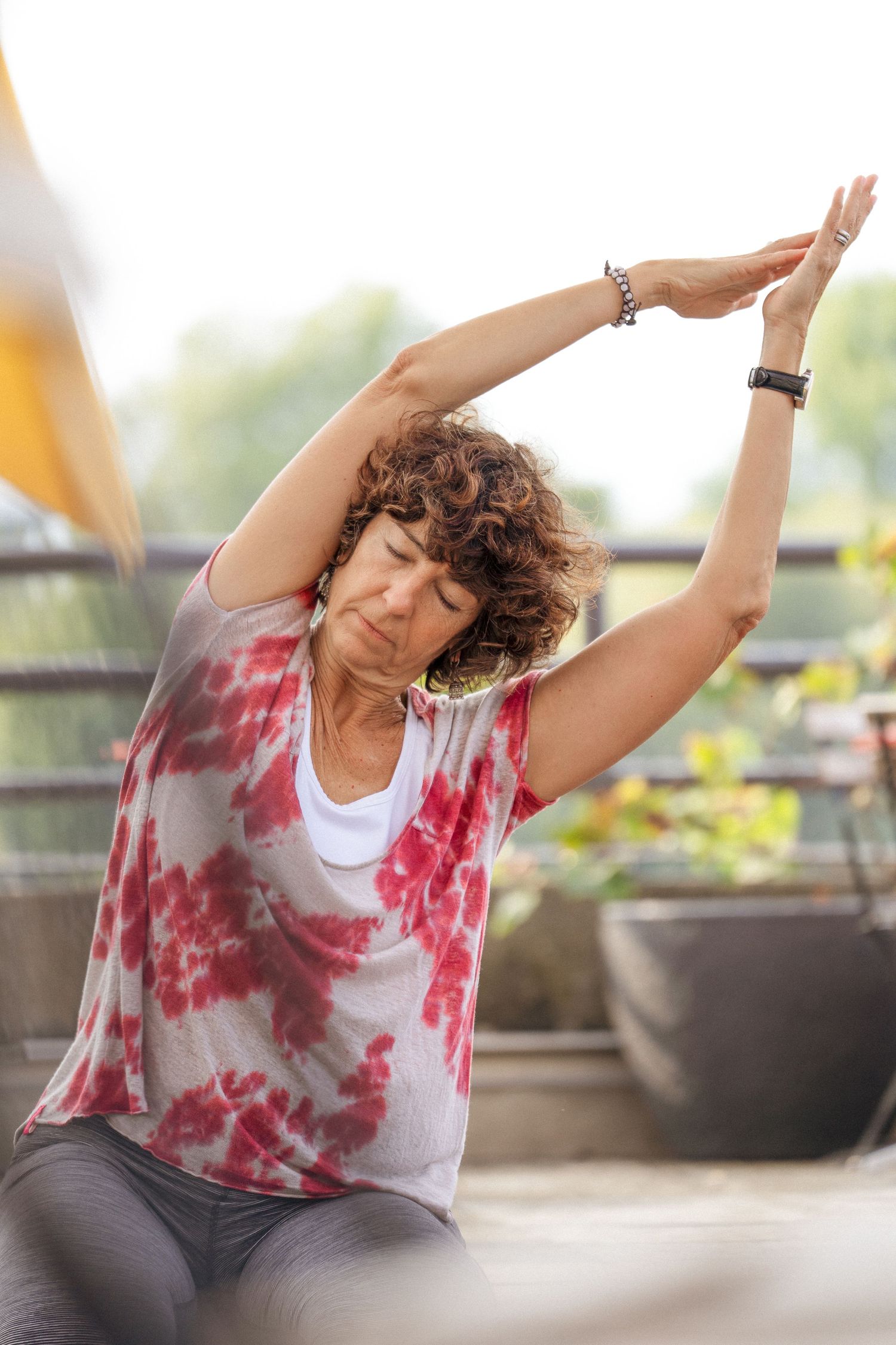 Studio de yoga photo pour entrepreneuse visuels haut de gamme shooting pro Montreux Riviera Suisse
