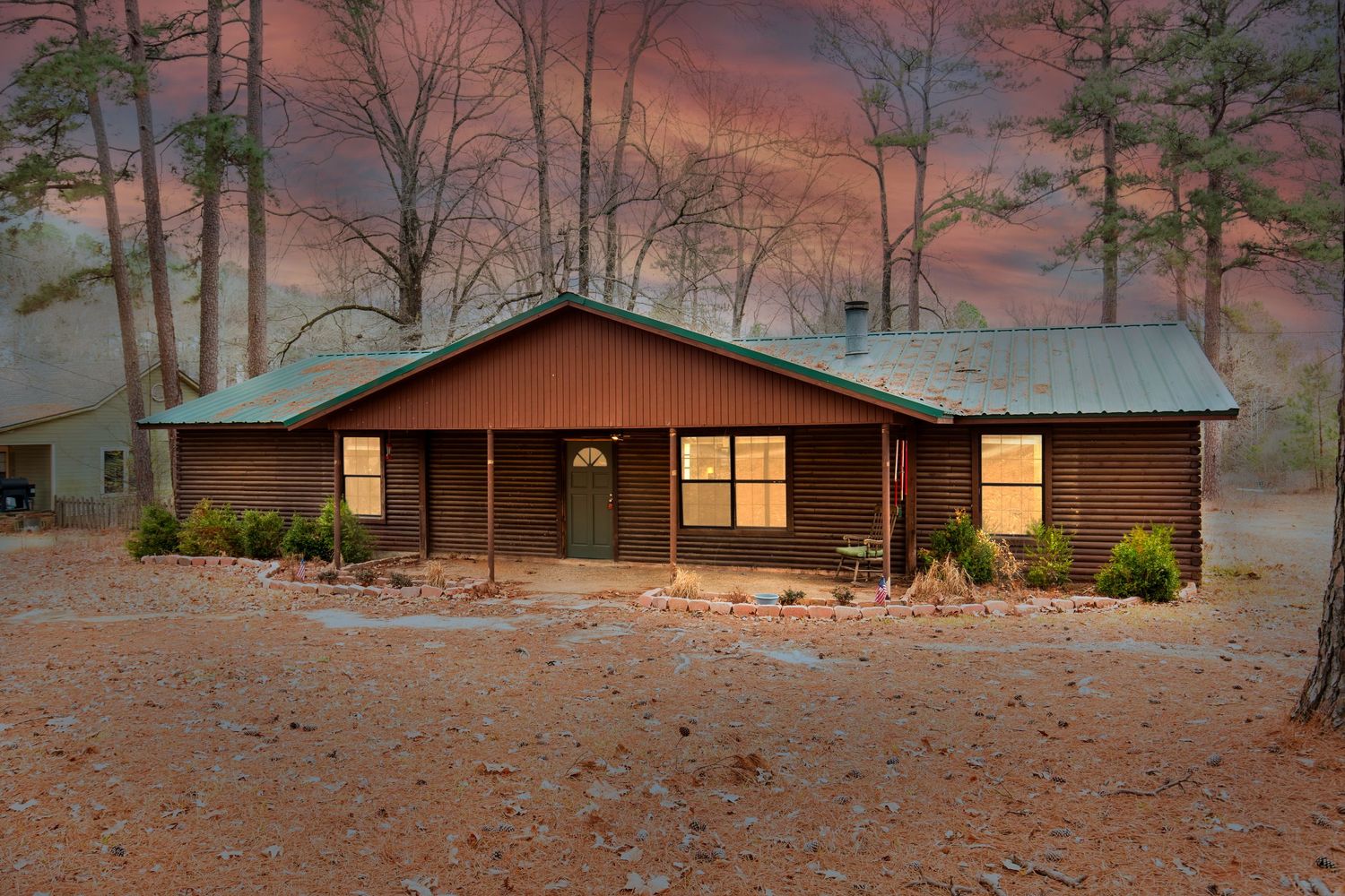 Hey Hannah Cabin Twilight Image