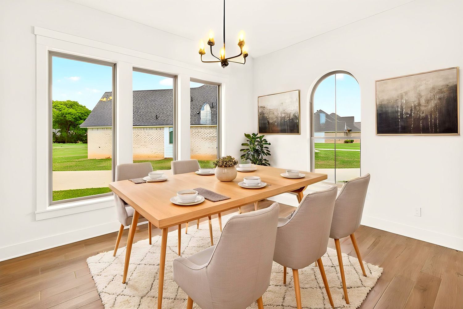 Hey Hannah Virtual Staging for Dining Room