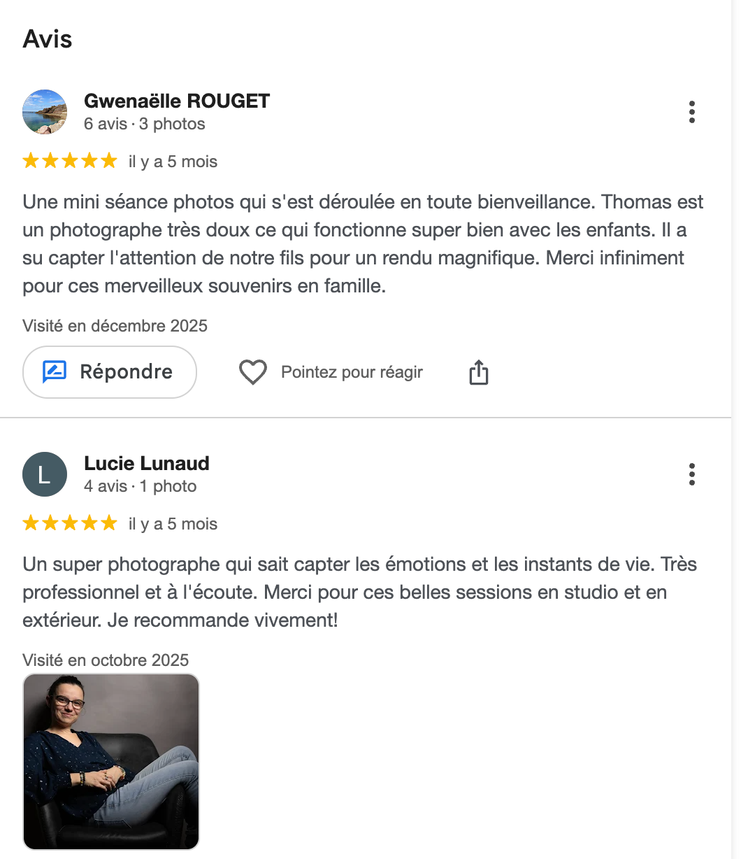 avis client