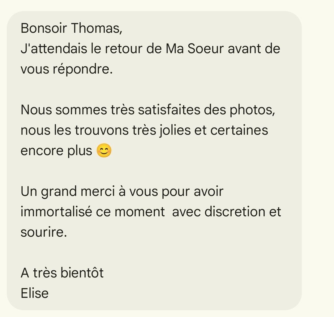 avis client
