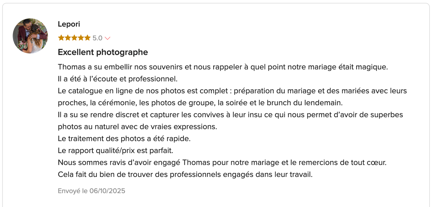 avis client