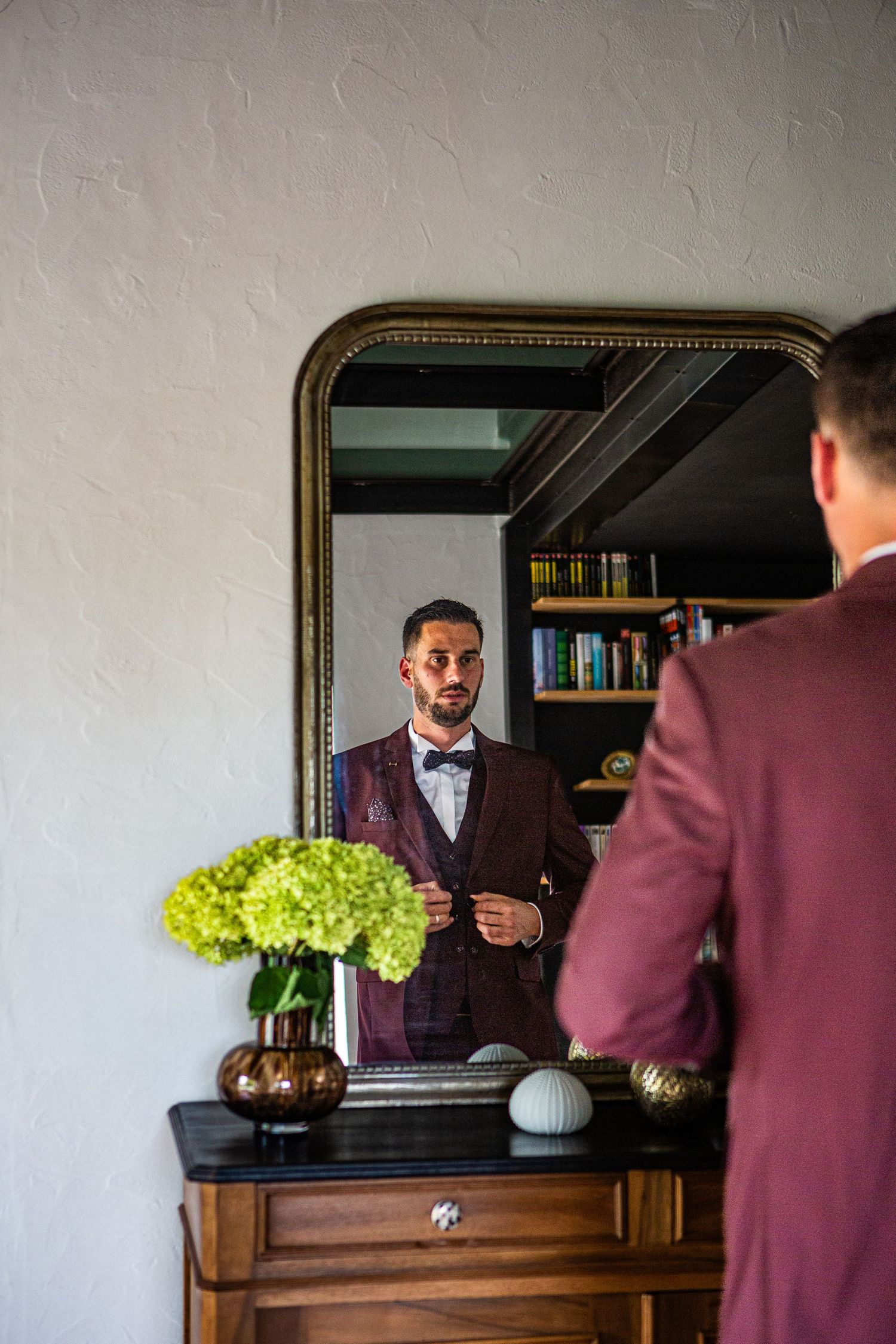 préparatifs mariage miroir