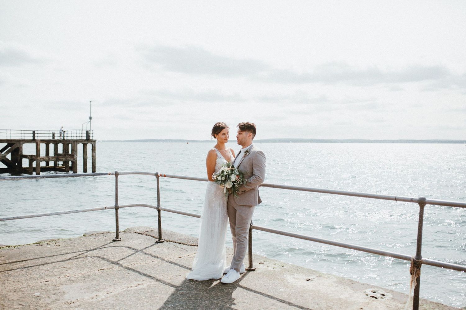 Portsmouth seaside wedding