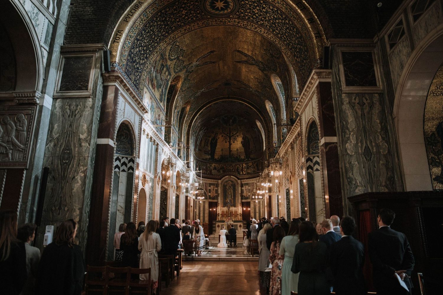 Westminster Cathedral wedding ceremony