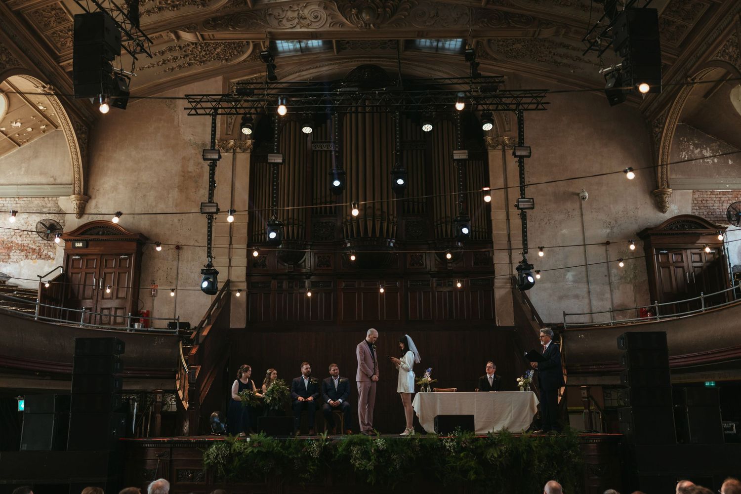 Albert Hall Manchester wedding ceremony