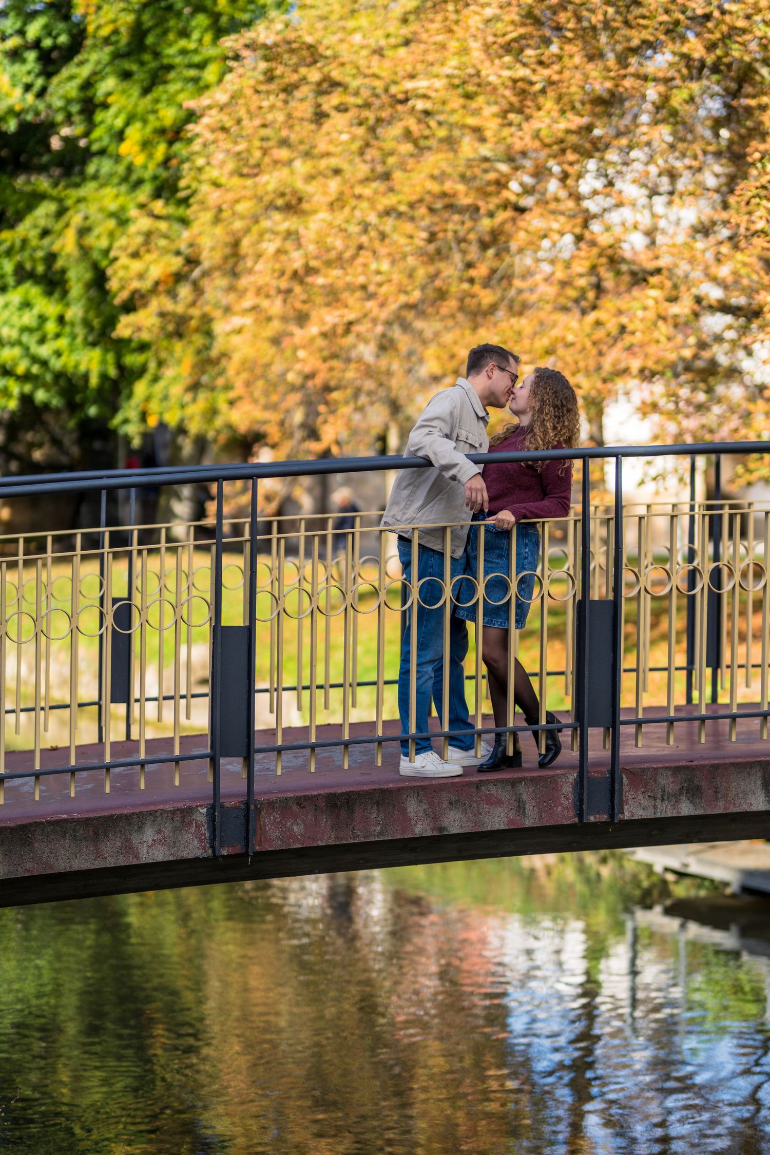 Paarshooting in Esslingen am Neckar im Stadtpark Maille nach der Verlobung