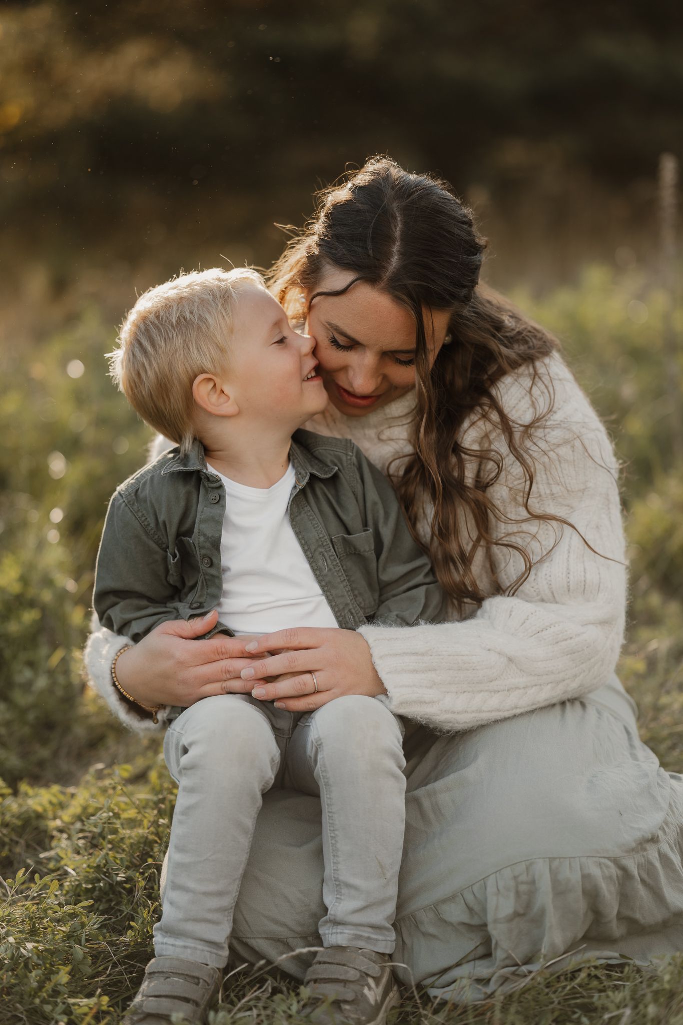 minisession i gyllene ljuset på gotland