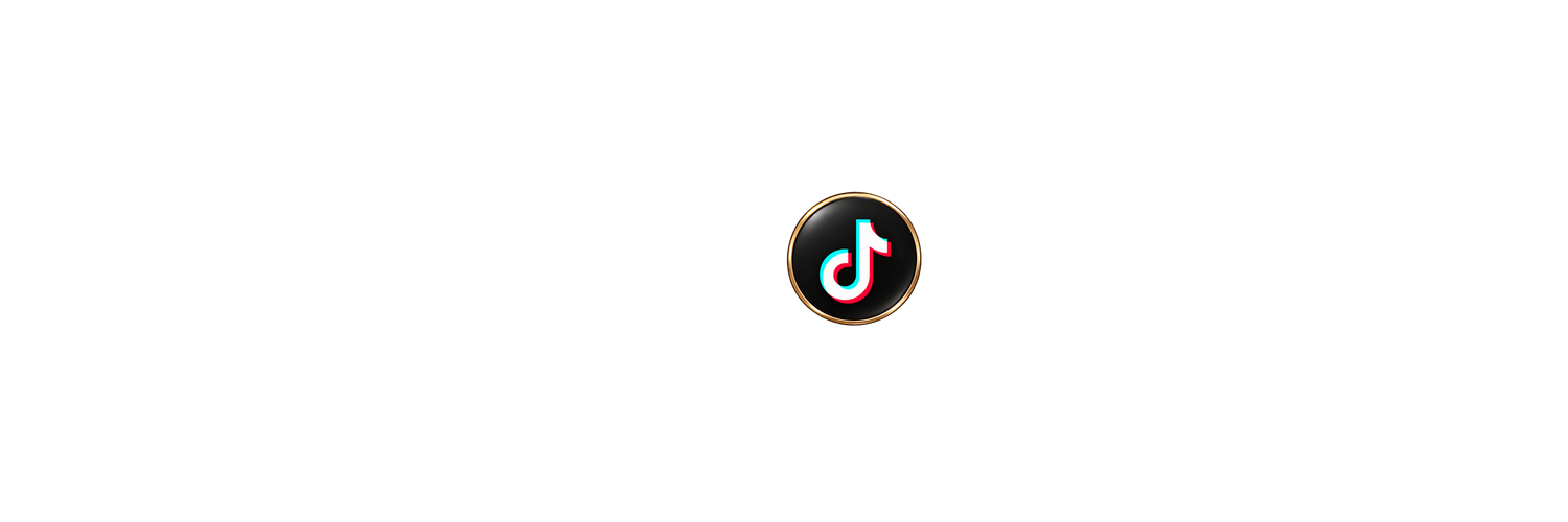 TikTok app logo icon, a black circle with the musical note symbol featuring red and cyan accents.