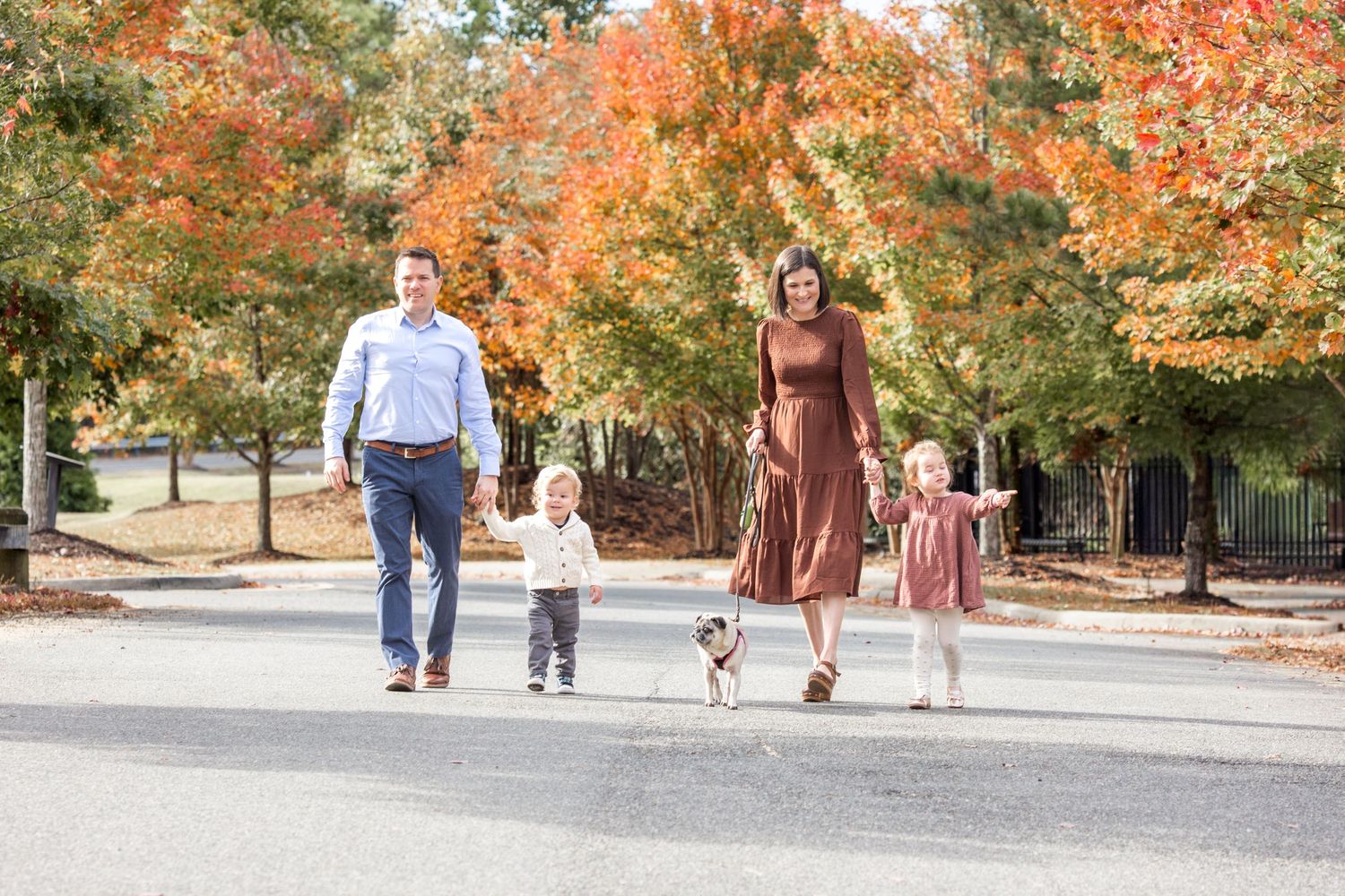 Family Portrait. Fall Family Photo. Richmond VA.