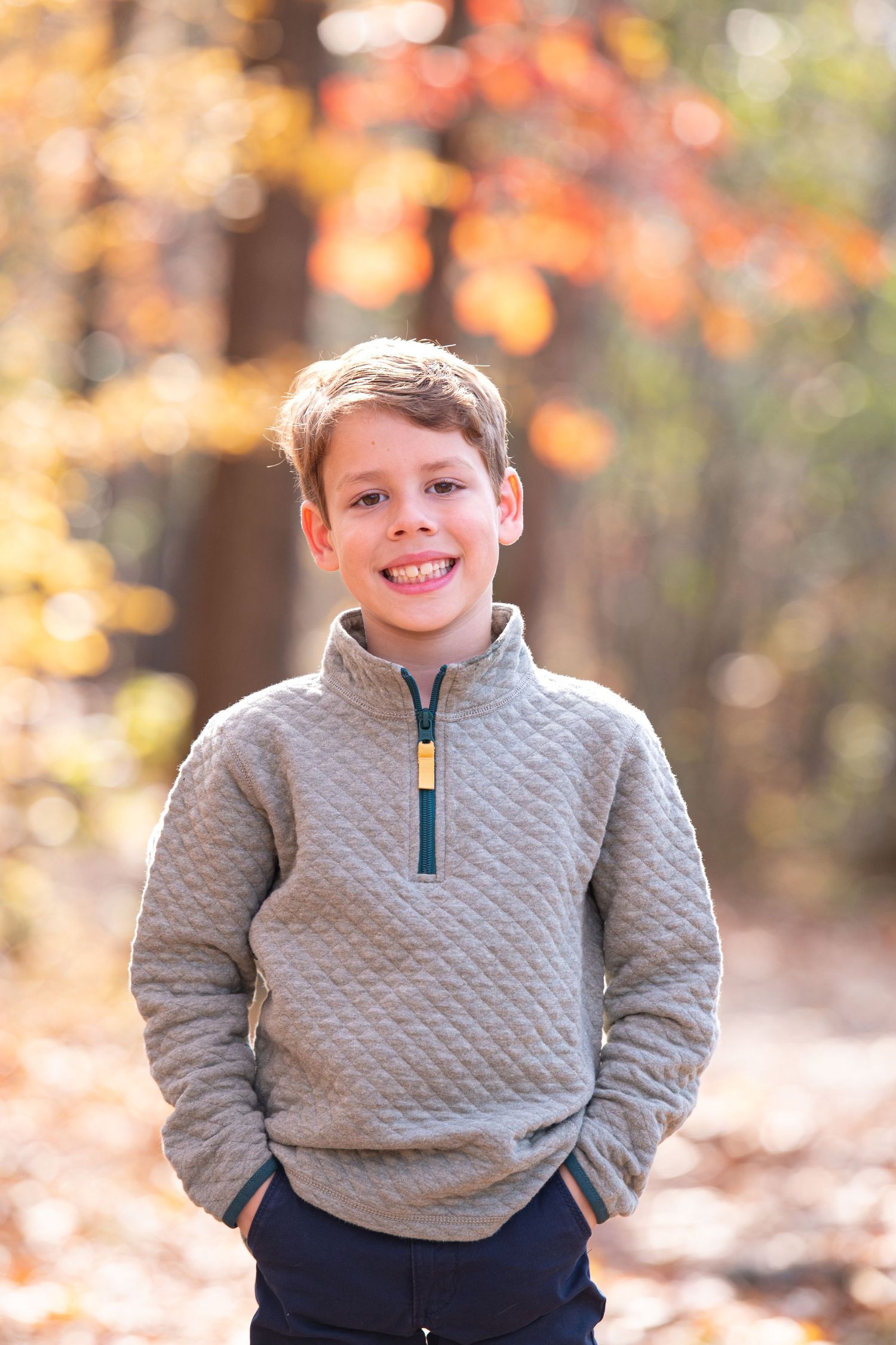 Boy Portrait. Fall Family Photo. Richmond VA.