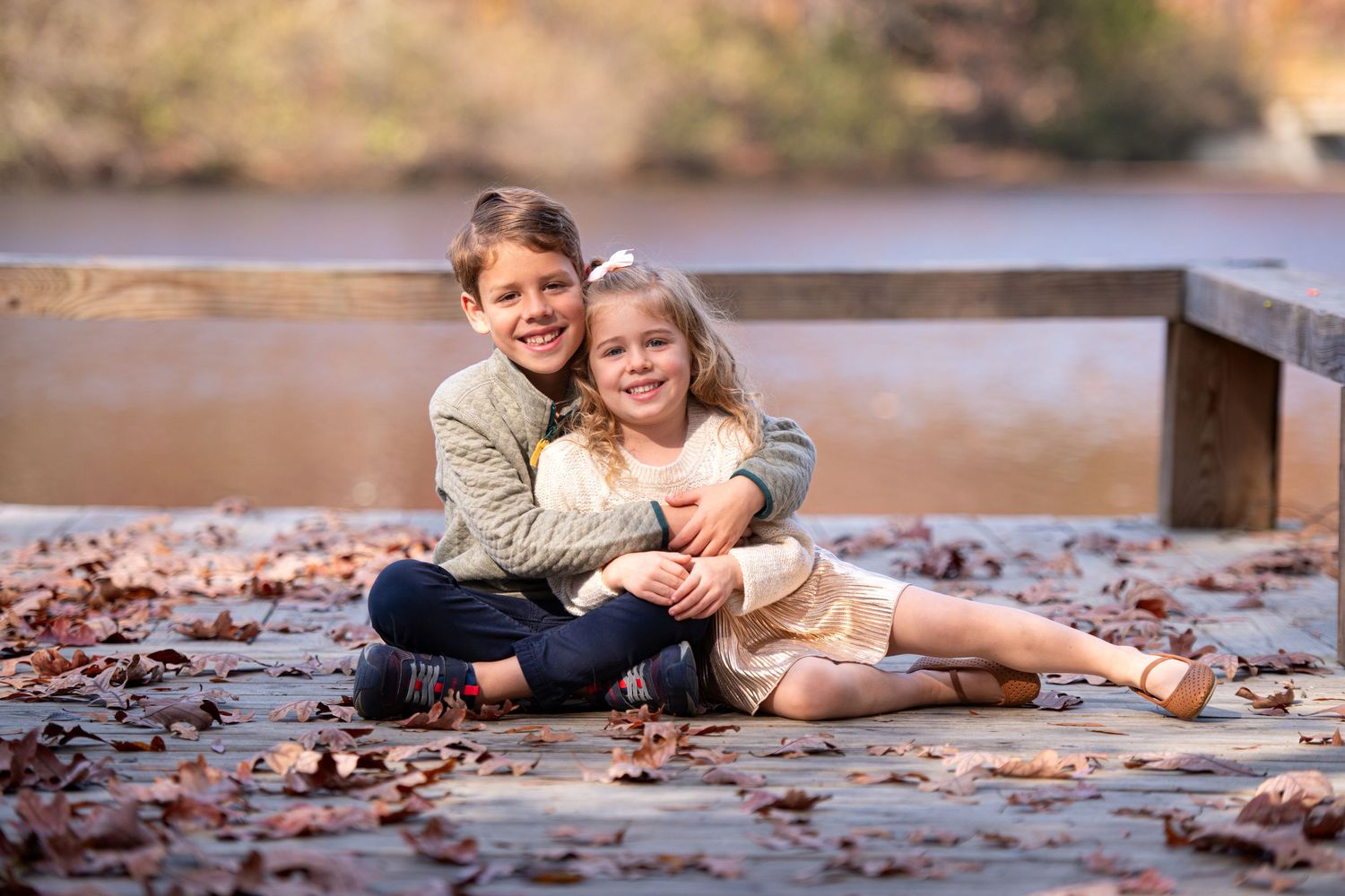 Siblings Portrait. Fall Family Photo. Richmond VA.