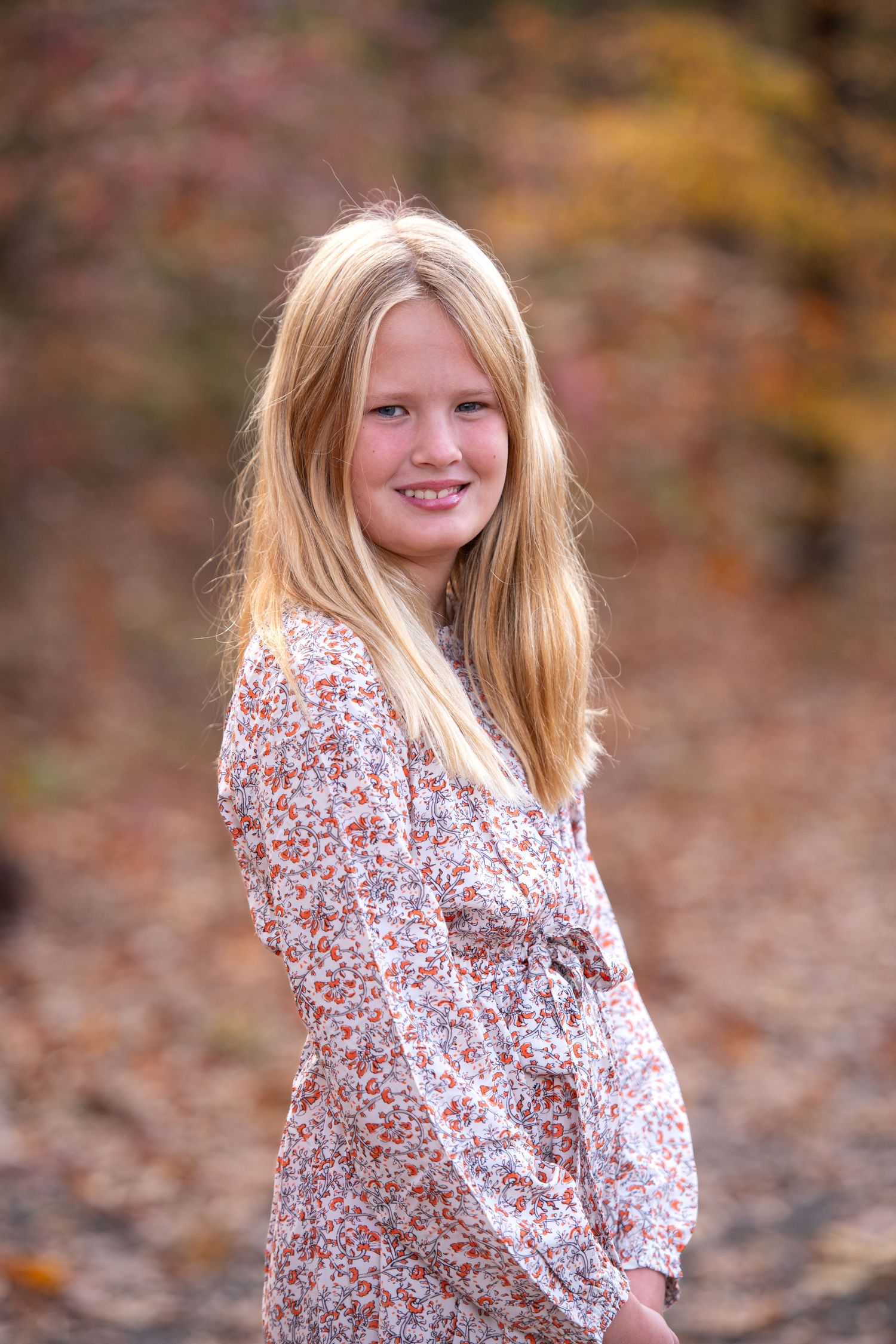 Girl Portrait. Fall Family Photo. Richmond VA.