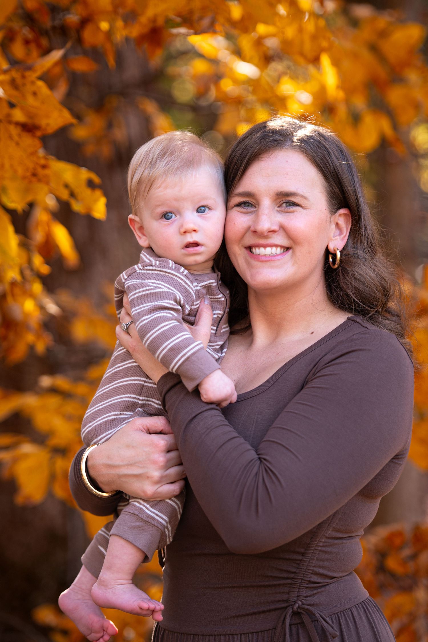 Mom and Baby Portrait. Fall Family Photo. Richmond VA.