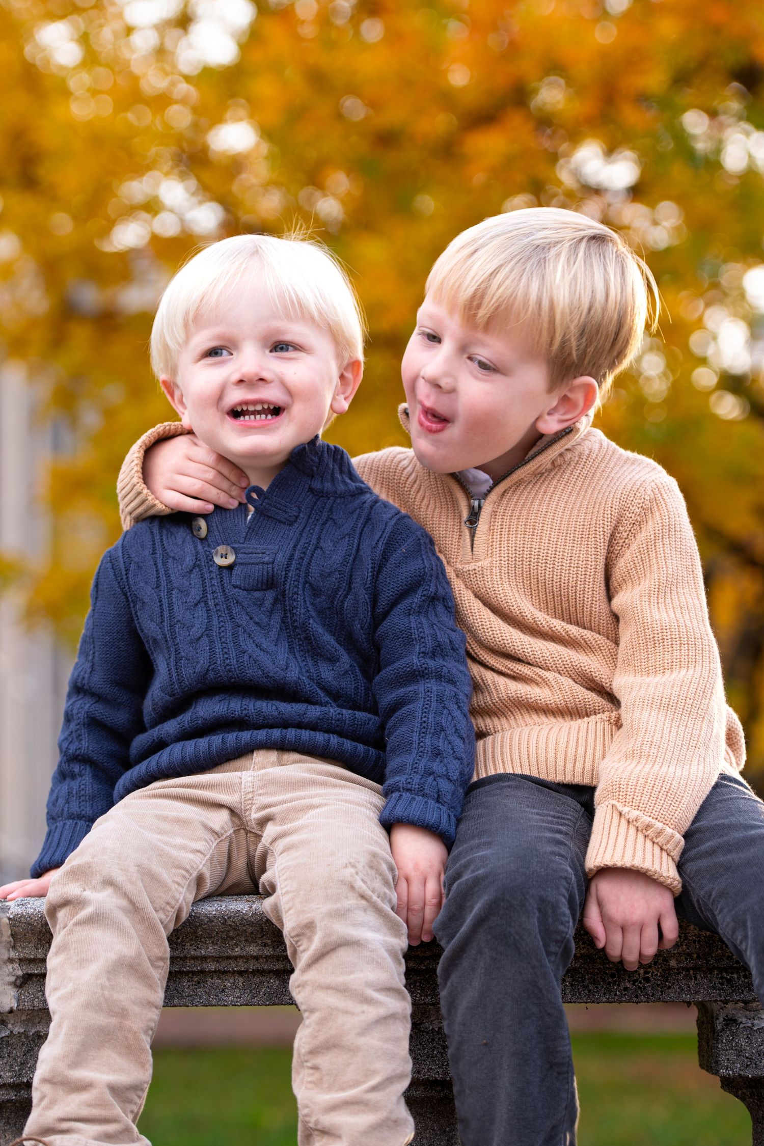 Siblings Portrait. Fall Family Photo. Richmond VA.
