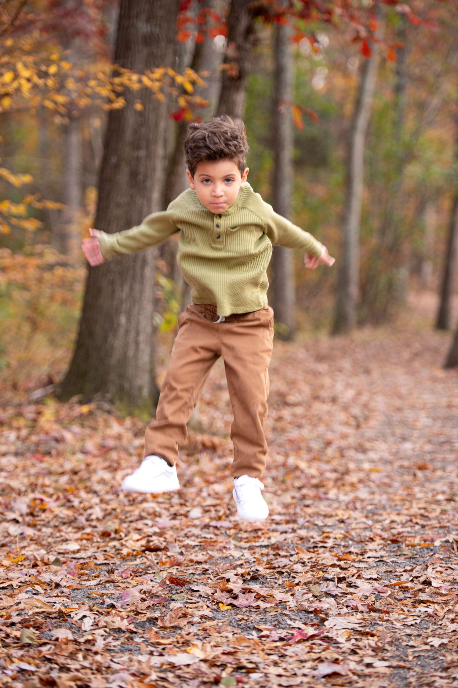 Boy Portrait. Fall Family Photo. Richmond VA.