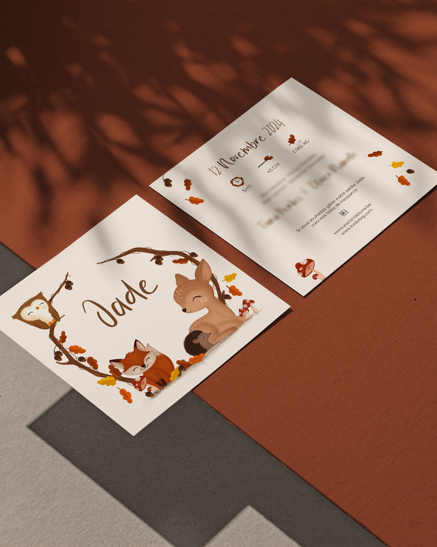 Naissance
Faire-part