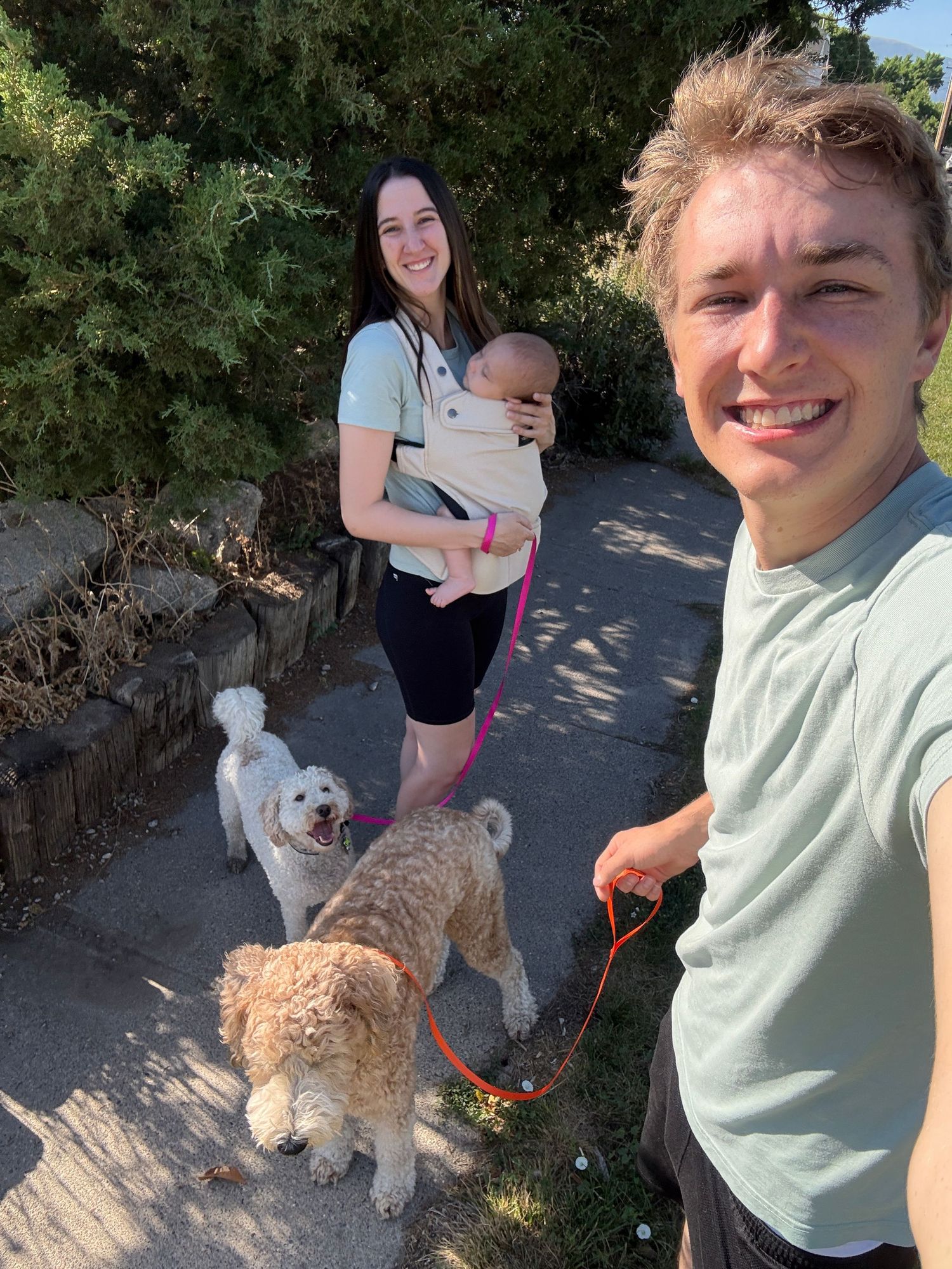 A walk around the block.