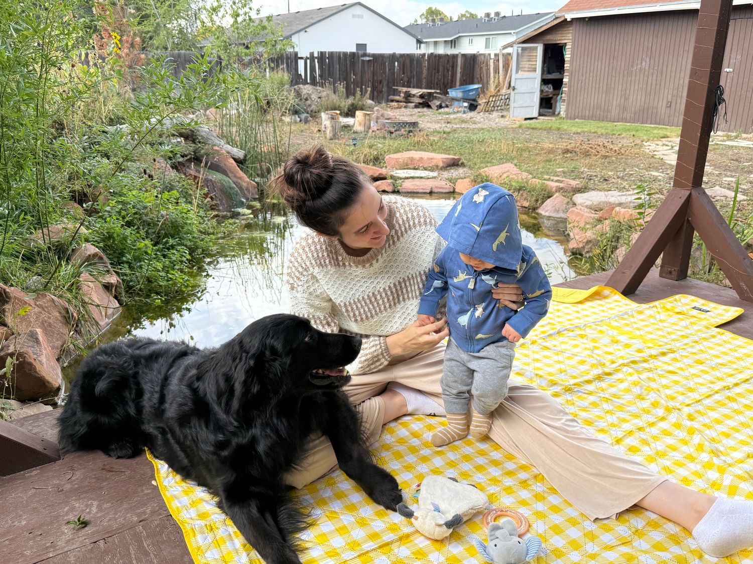 Picnic by the pond!