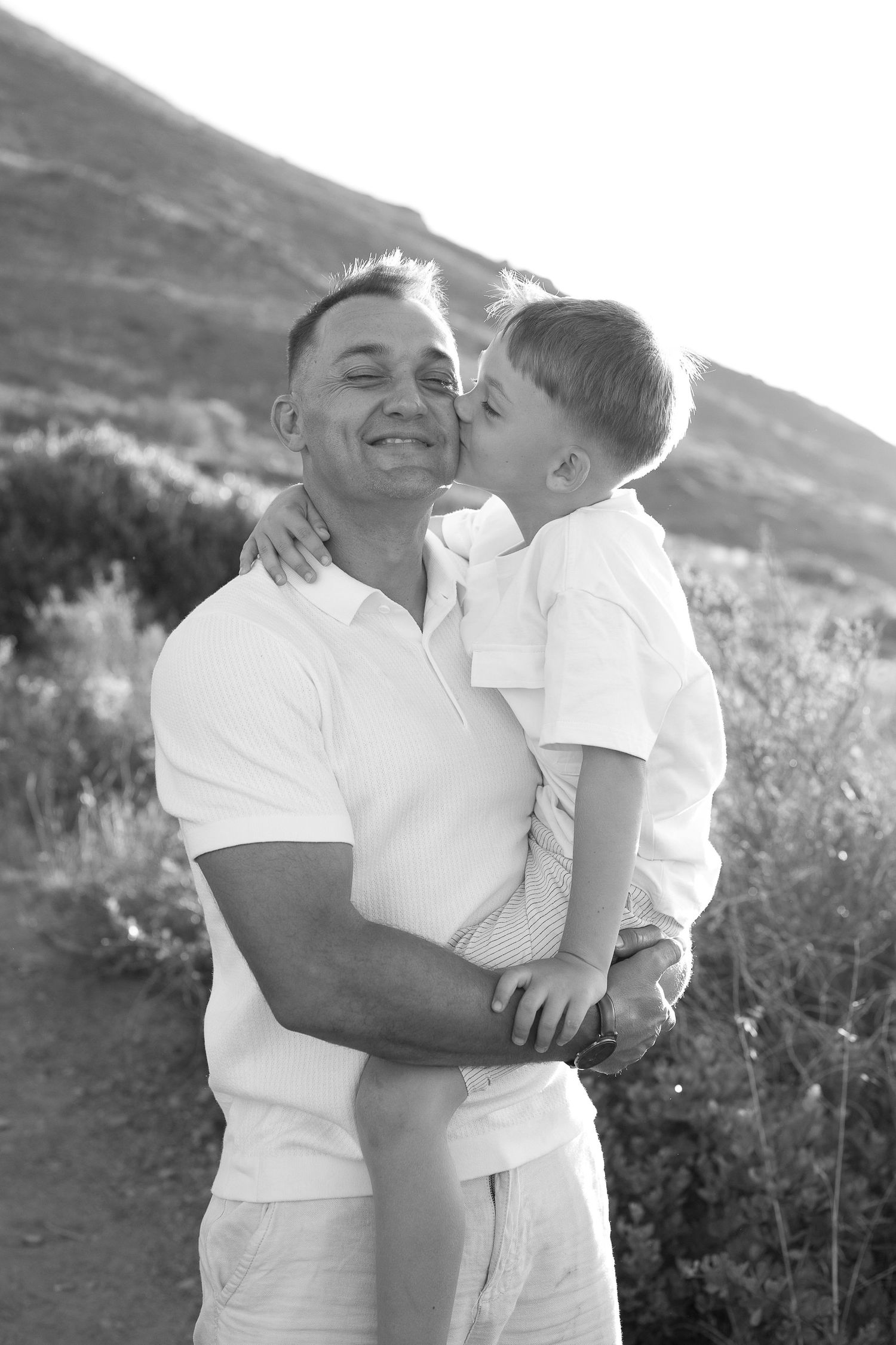 Dad & son moment at Lion's Head, Cape Town.