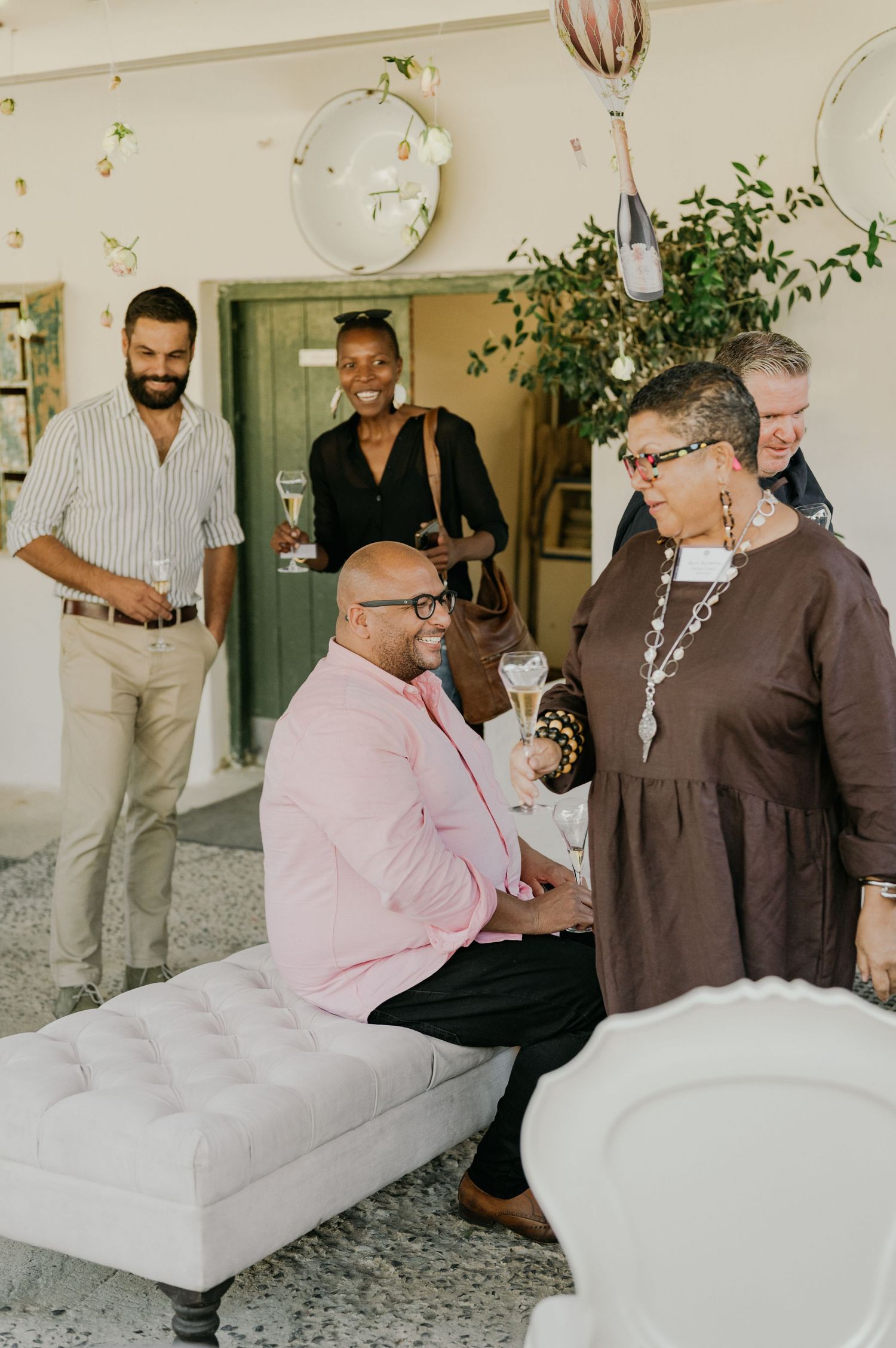 Klein Roosboom Event with guests enjoying their drinks.