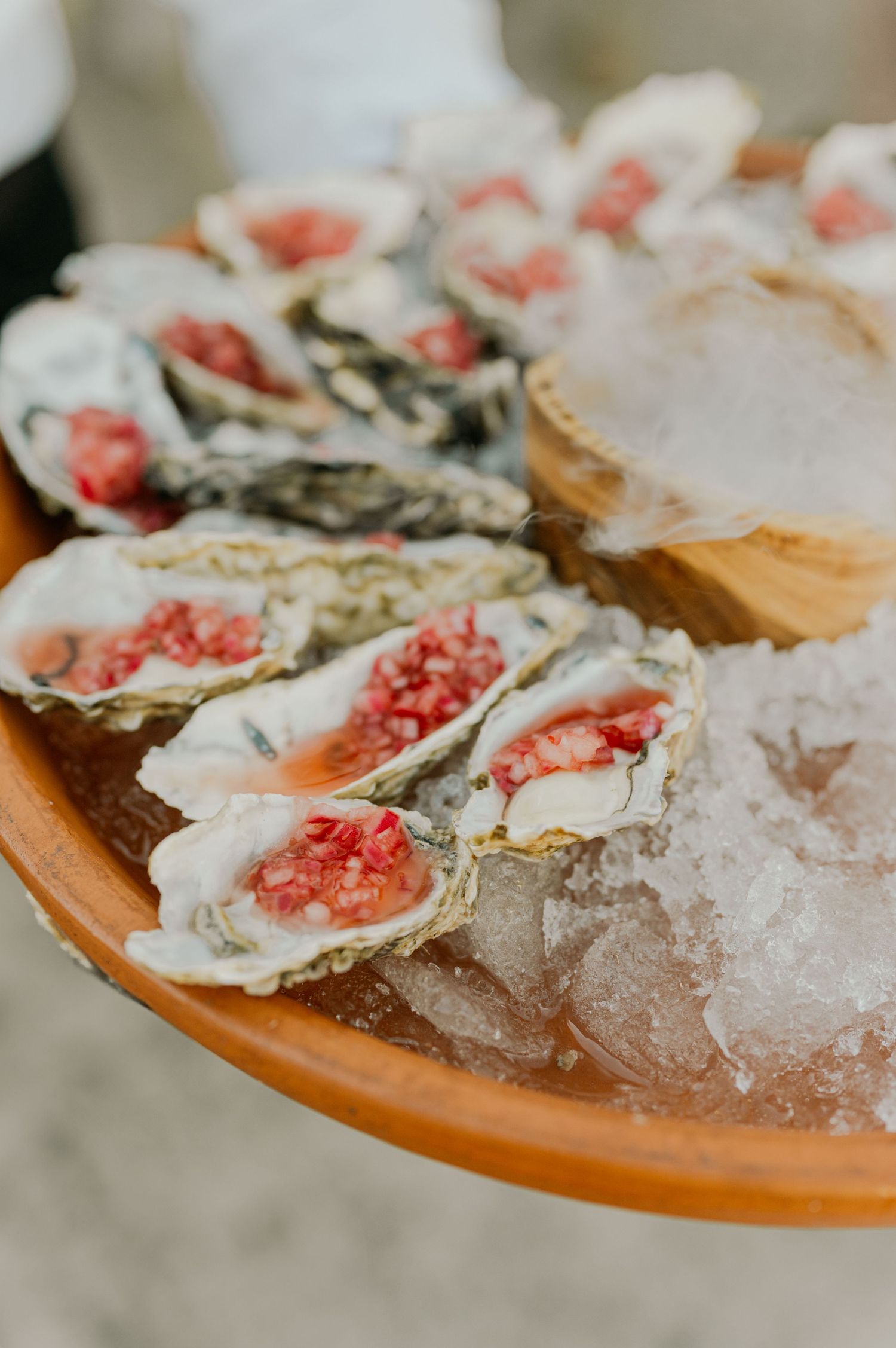 Oyster platter at Klein Roosboom.