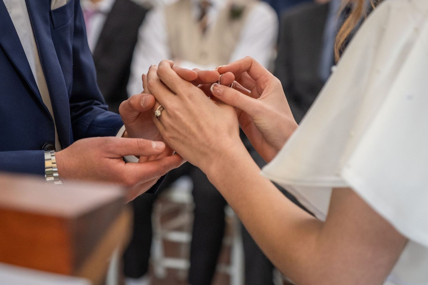 Ring exchange at Oakfield farm