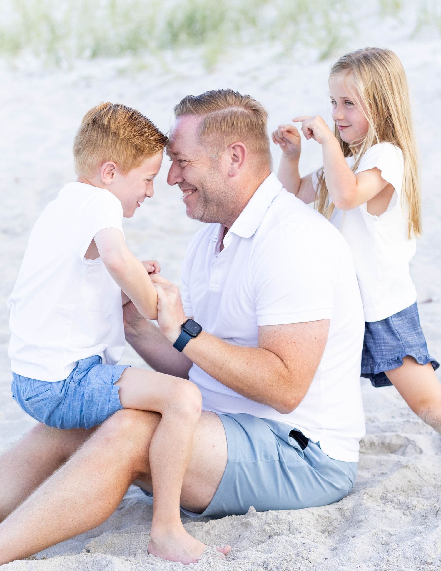 Family photography session on the beach in Melbourne Florida