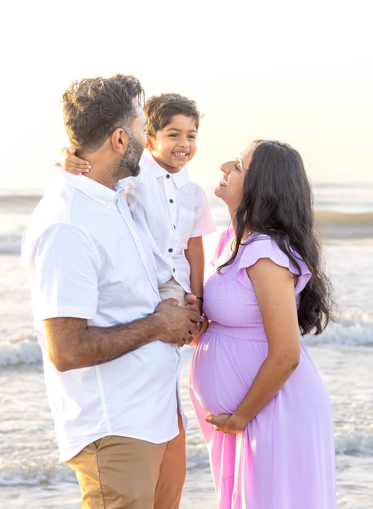 Maternity photography session on the beach in Melbourne Florida