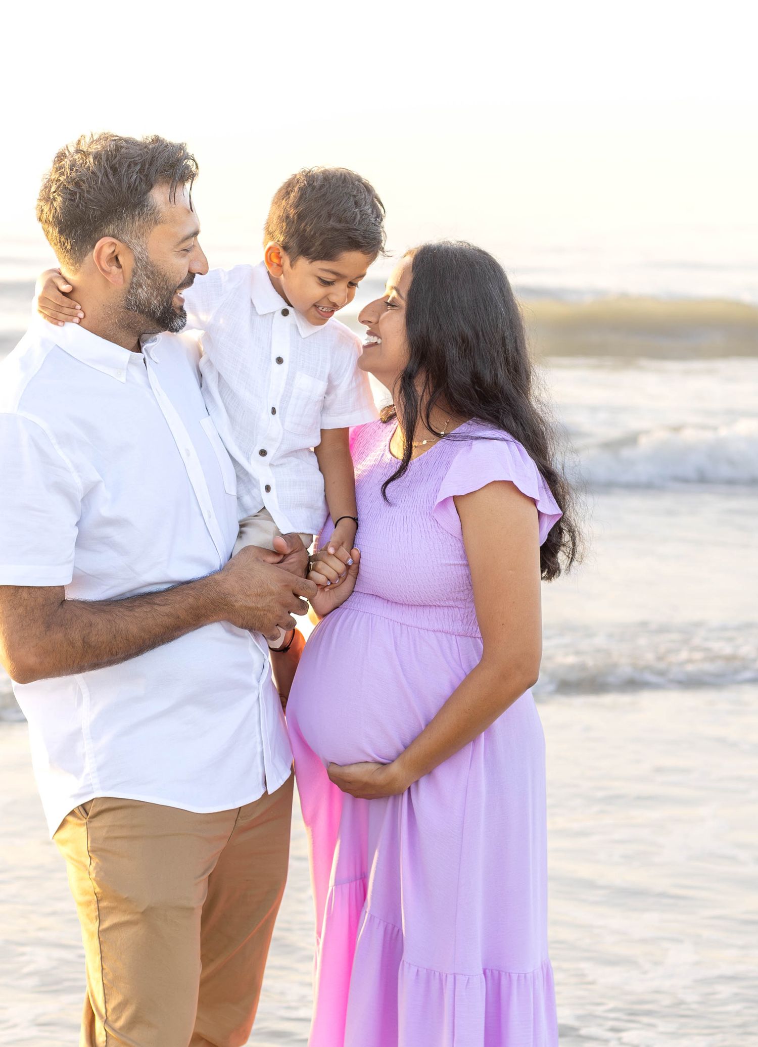 Maternity photography session on the beach in Melbourne Florida
