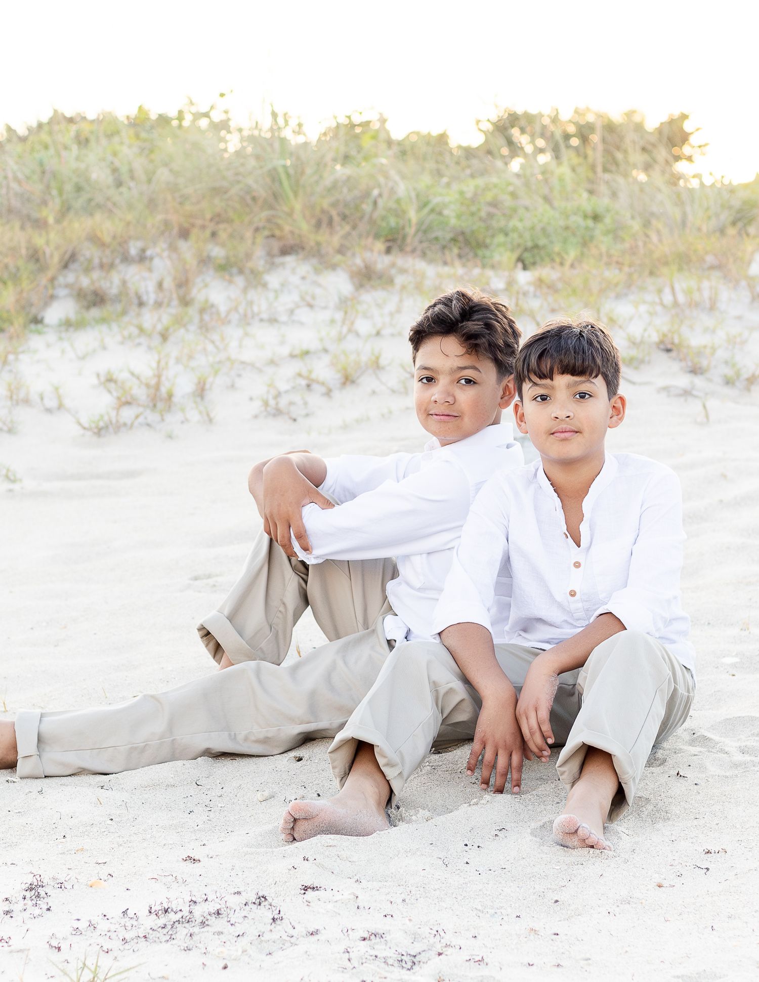 Family photography session on the beach in Melbourne Florida