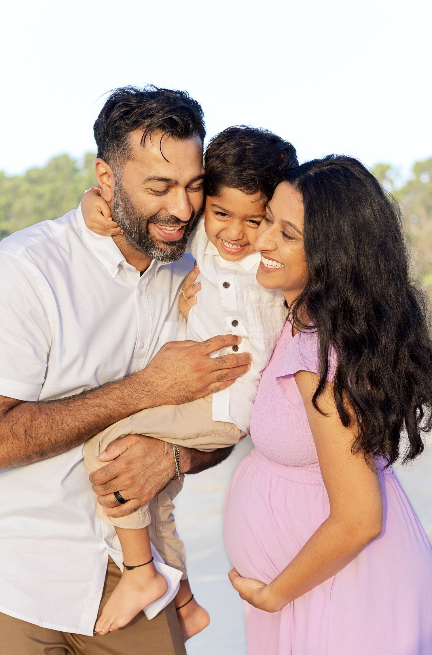 Maternity photography session on the beach in Melbourne Florida