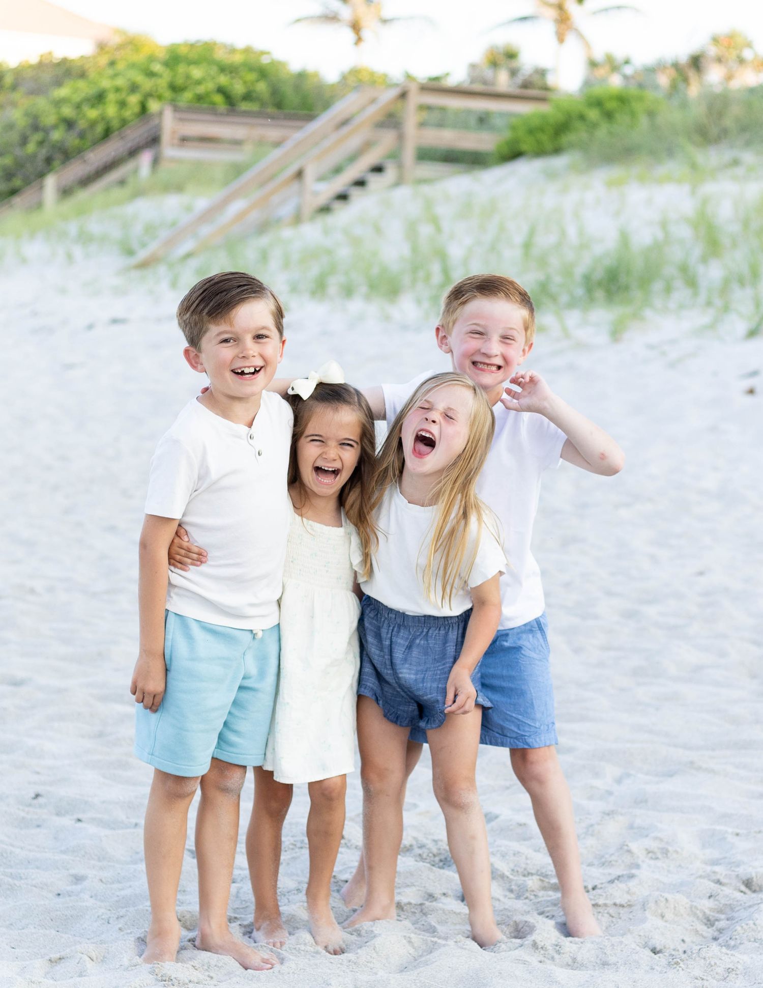 Family photography session on the beach in Melbourne Florida