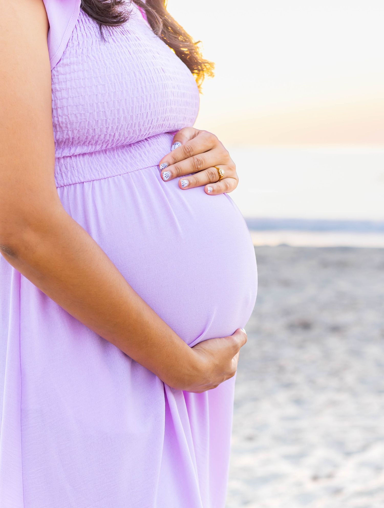 Maternity photography session on the beach in Melbourne Florida