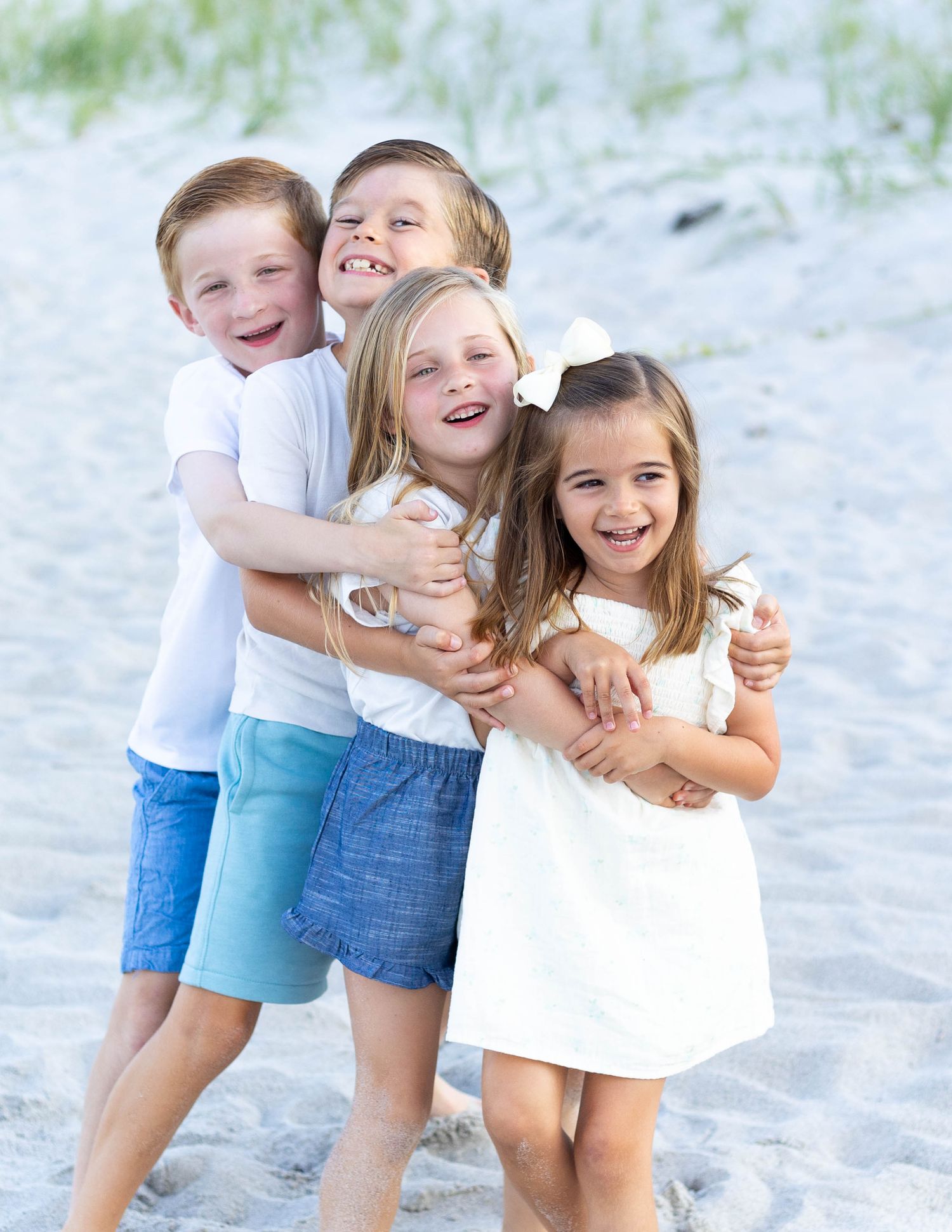 Family photography session on the beach in Melbourne Florida