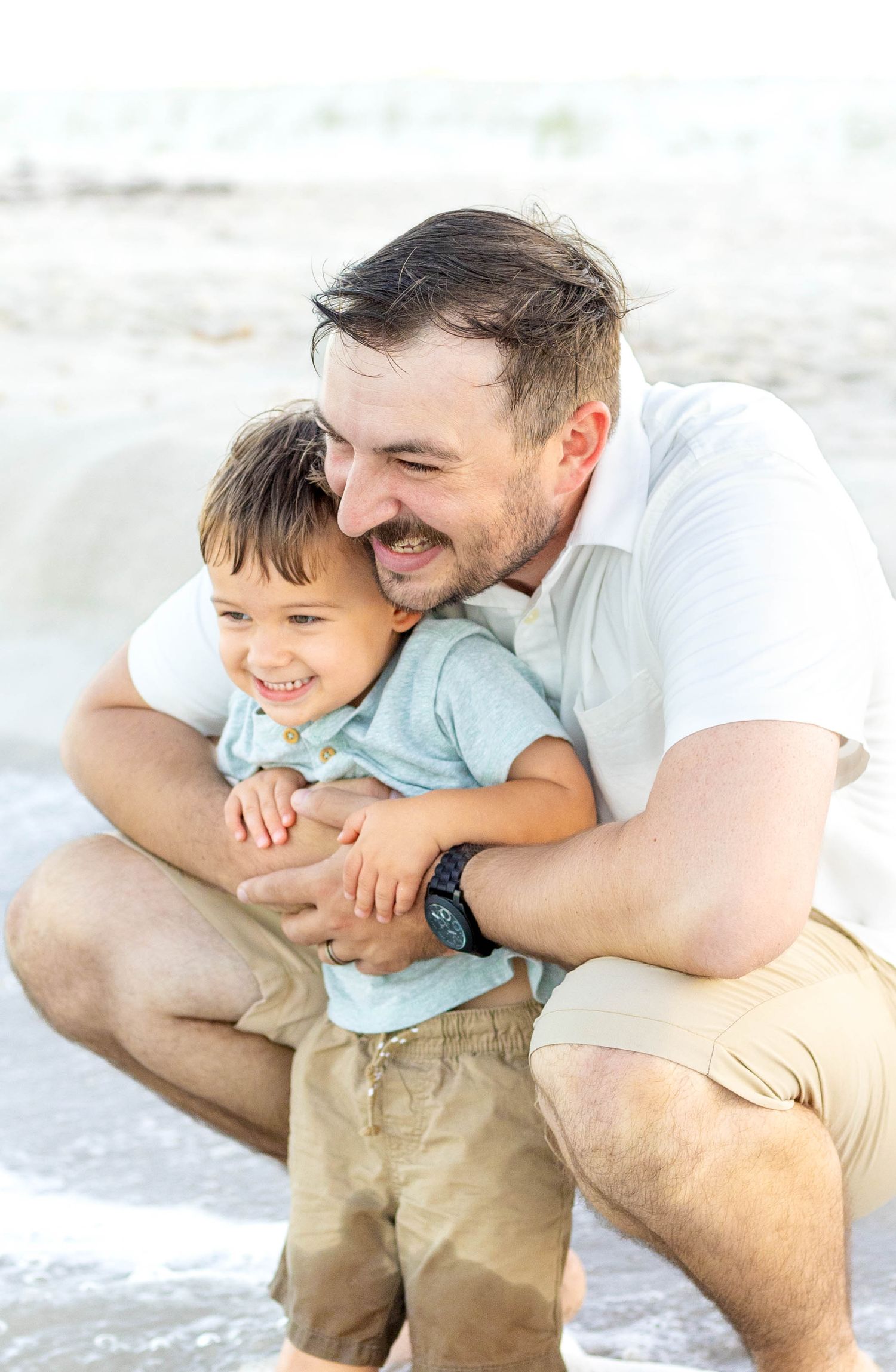 Family photography session on the beach in Melbourne Florida