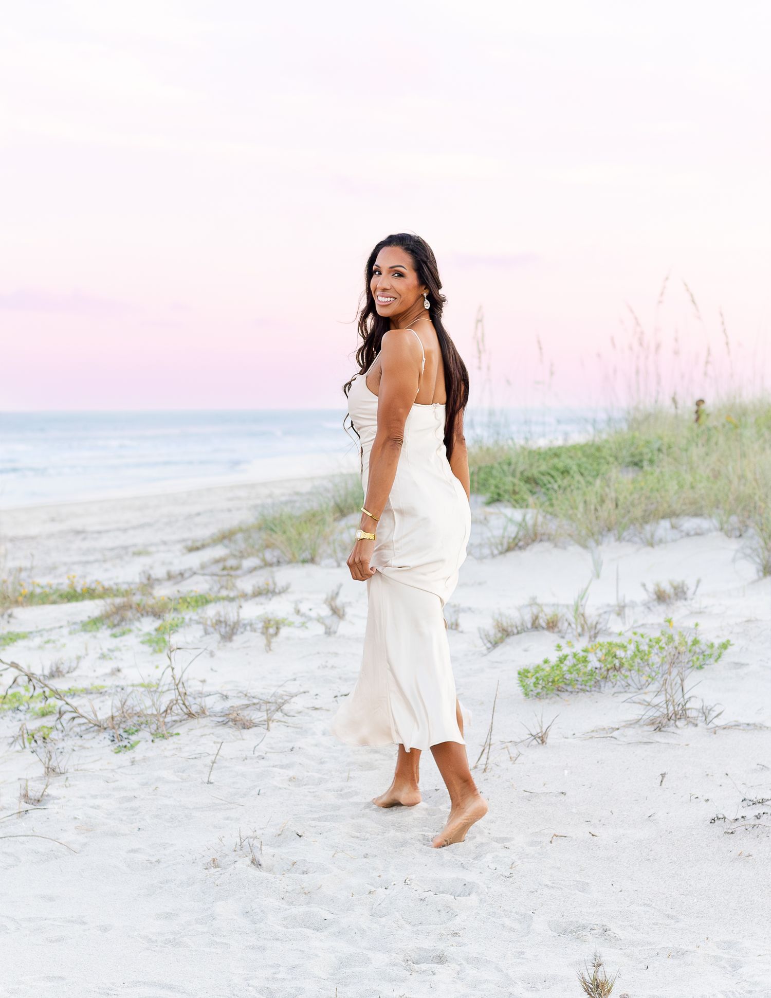 Family photography session on the beach in Melbourne Florida