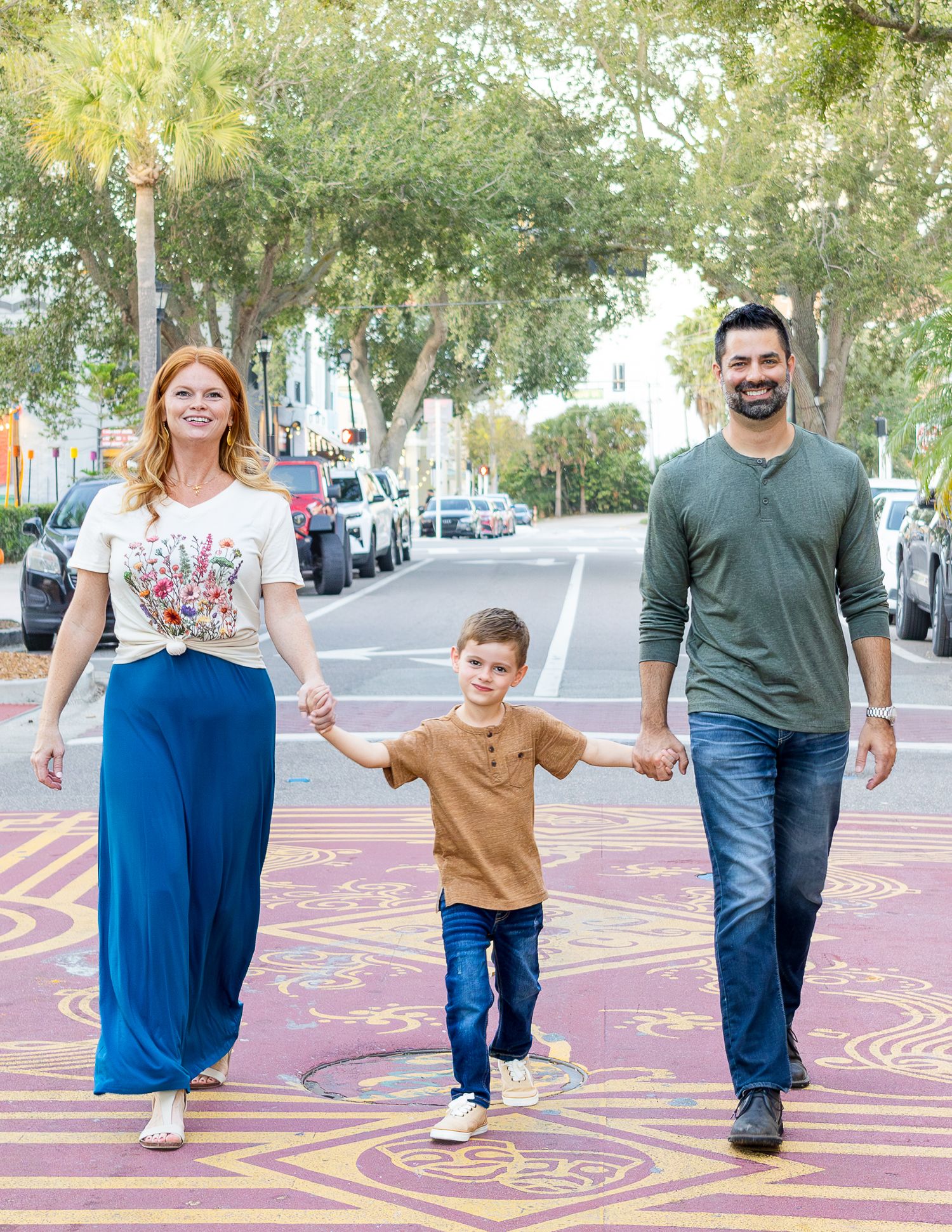 Family photography session Cocoa Village