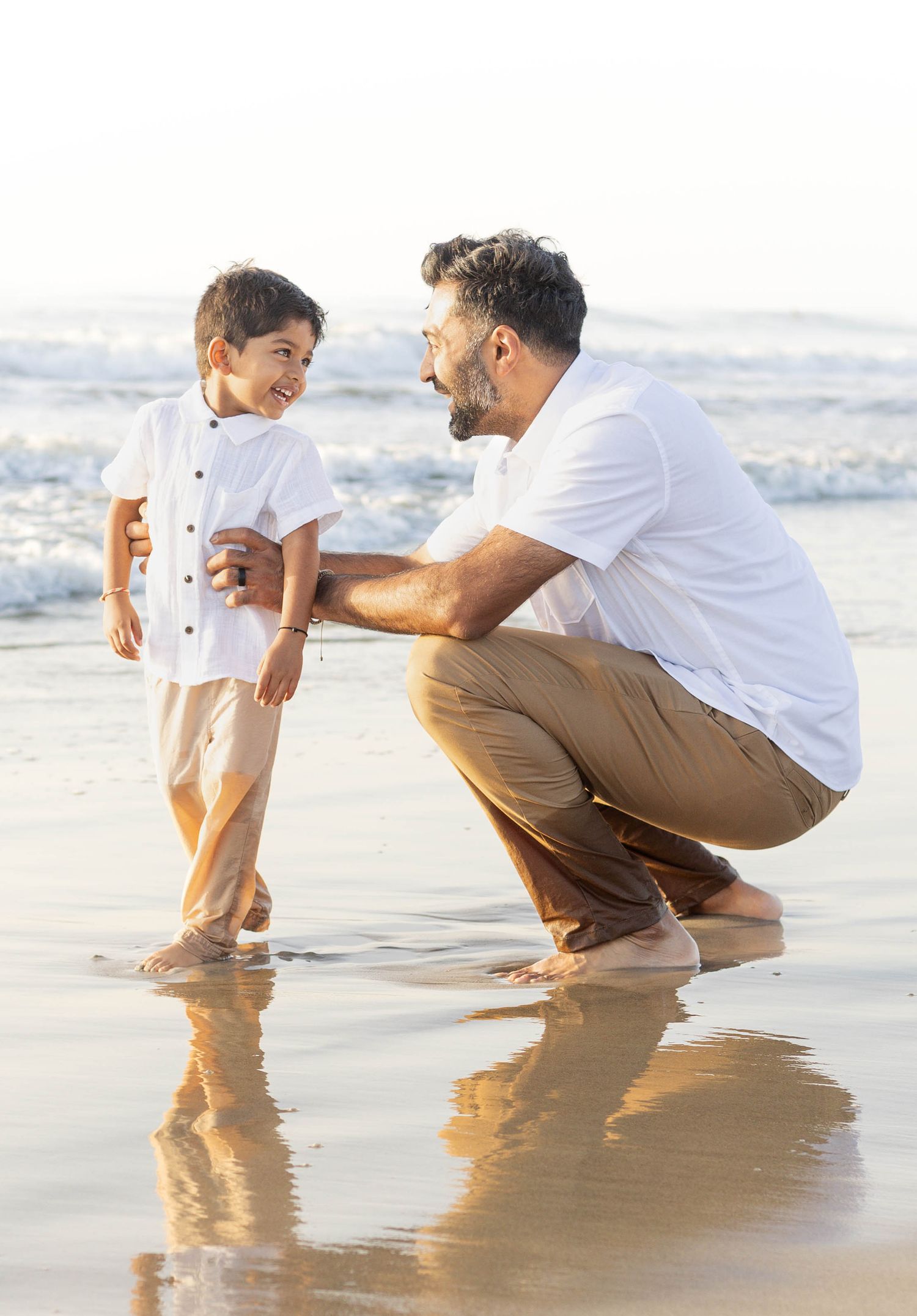 Family photography session on the beach in Melbourne Florida