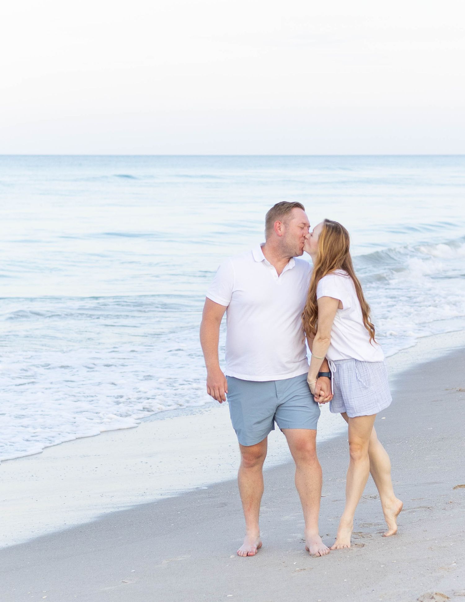 Couples photography session at the beach in Melbourne Florida