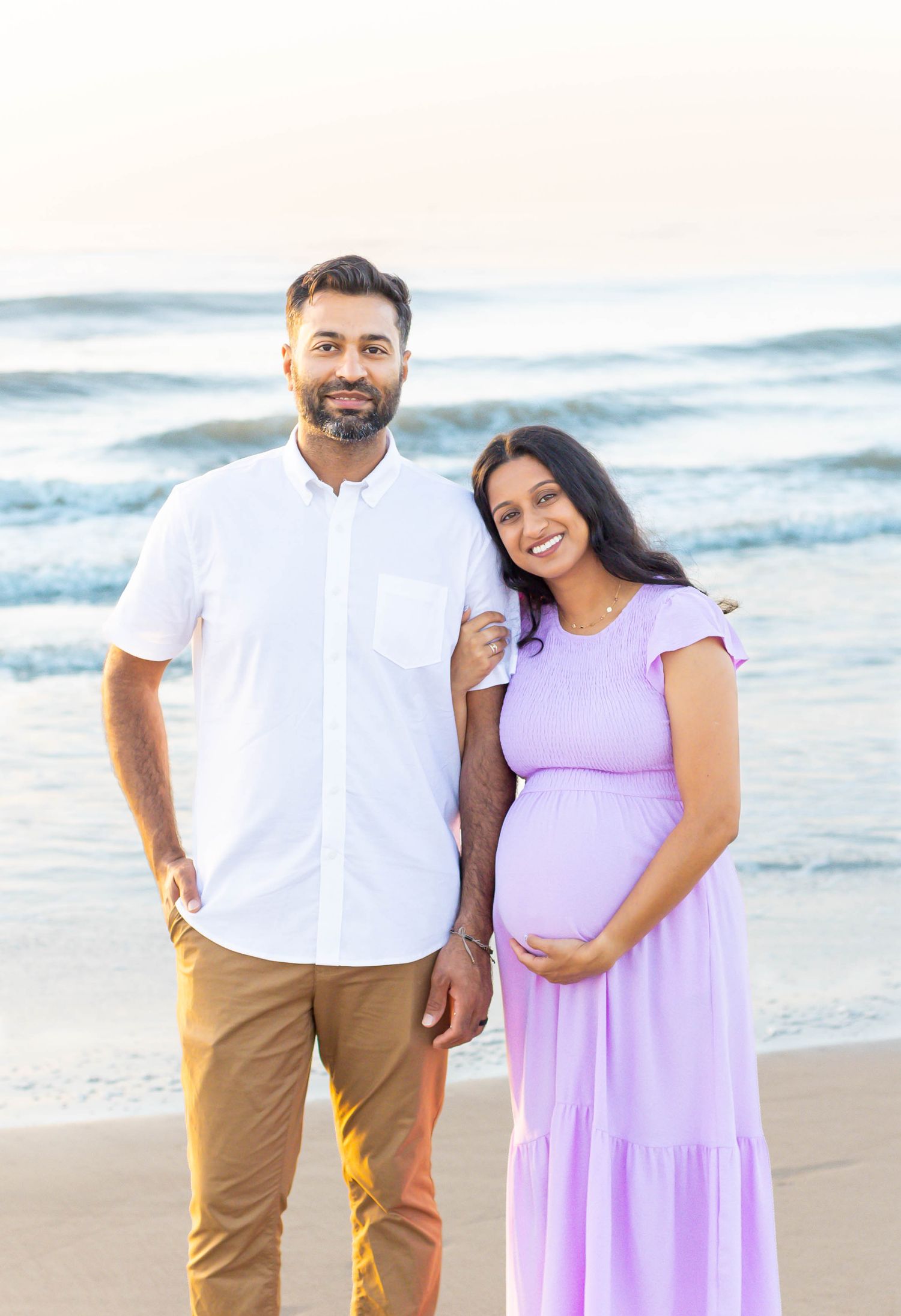 Maternity photography session on the beach in Melbourne Florida