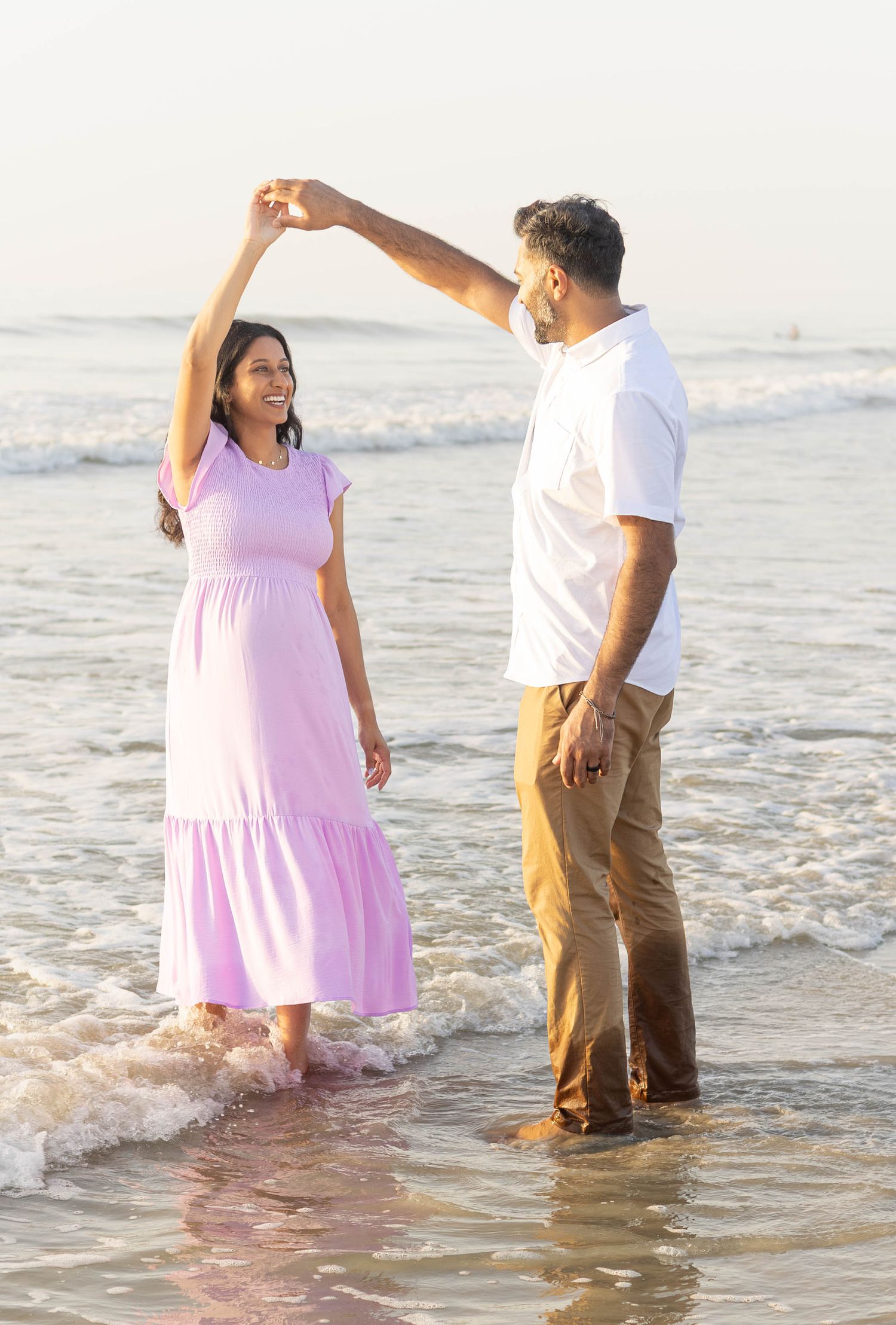 Maternity photography session on the beach in Melbourne Florida