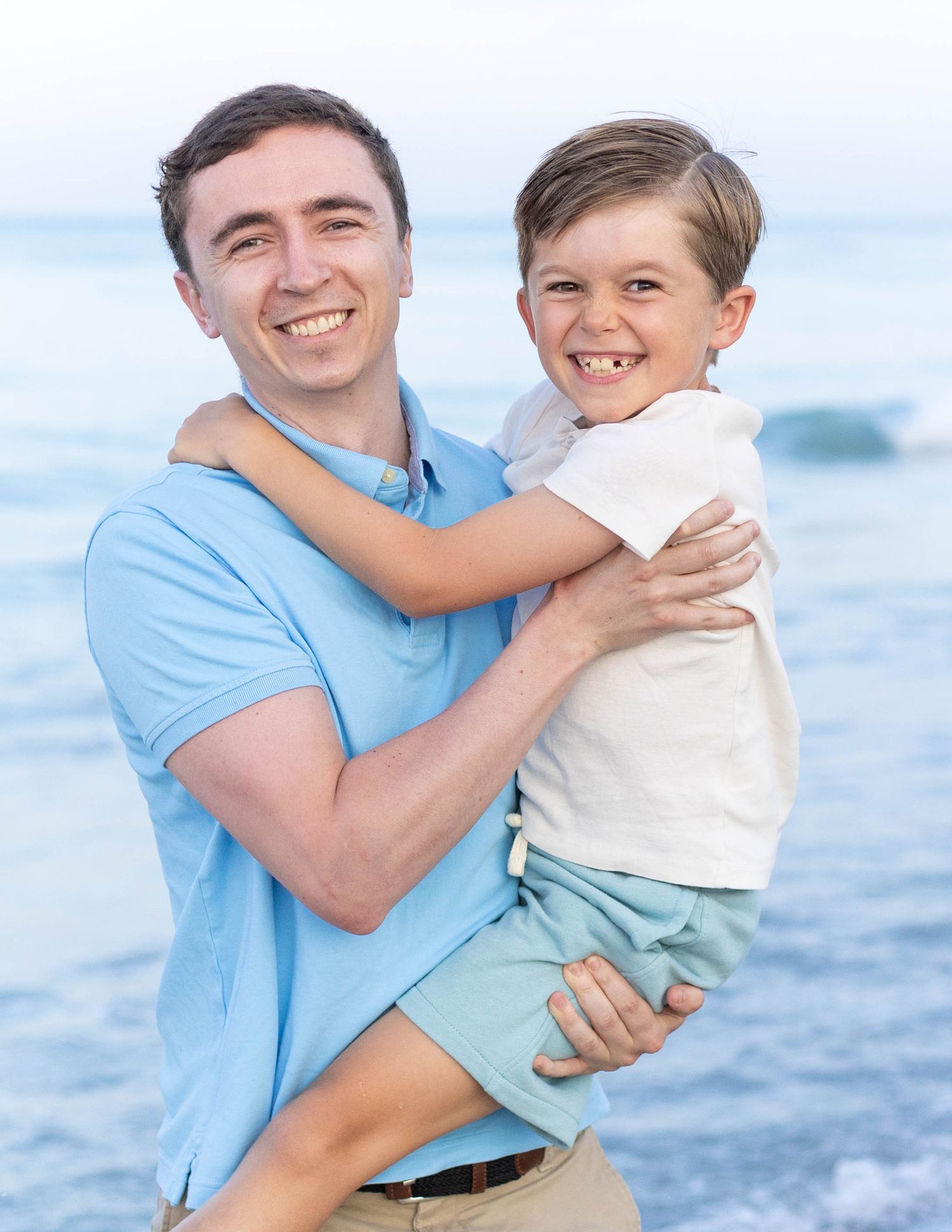 Family photography session on the beach in Melbourne Florida