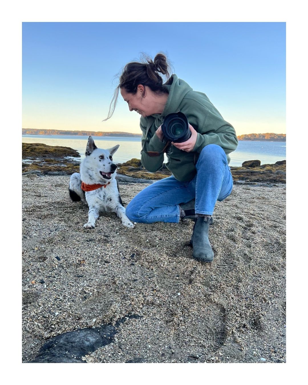 Making special and furry friends at one of my favorite family sessions.