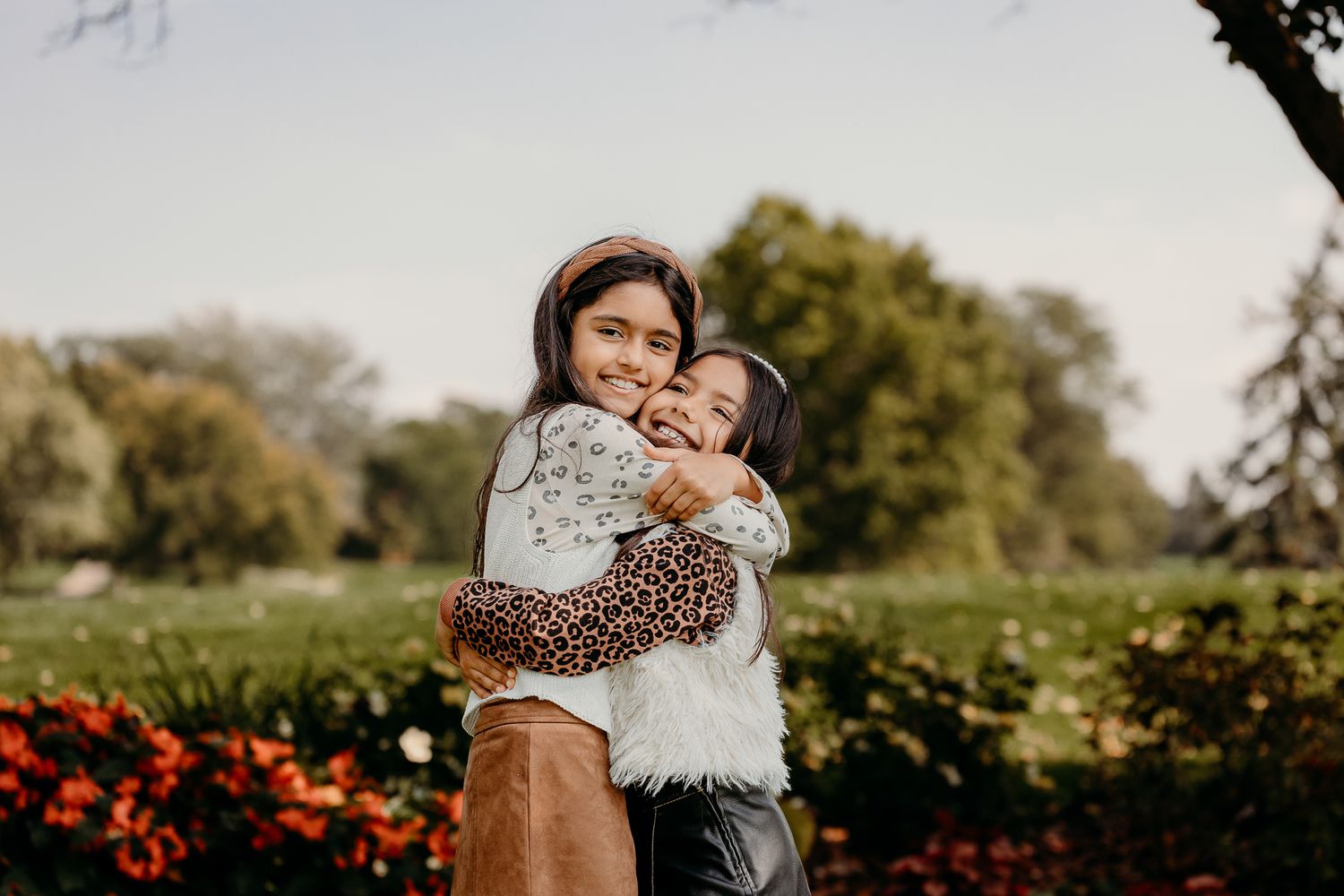Sister connection photos in Itasca country club fall photos